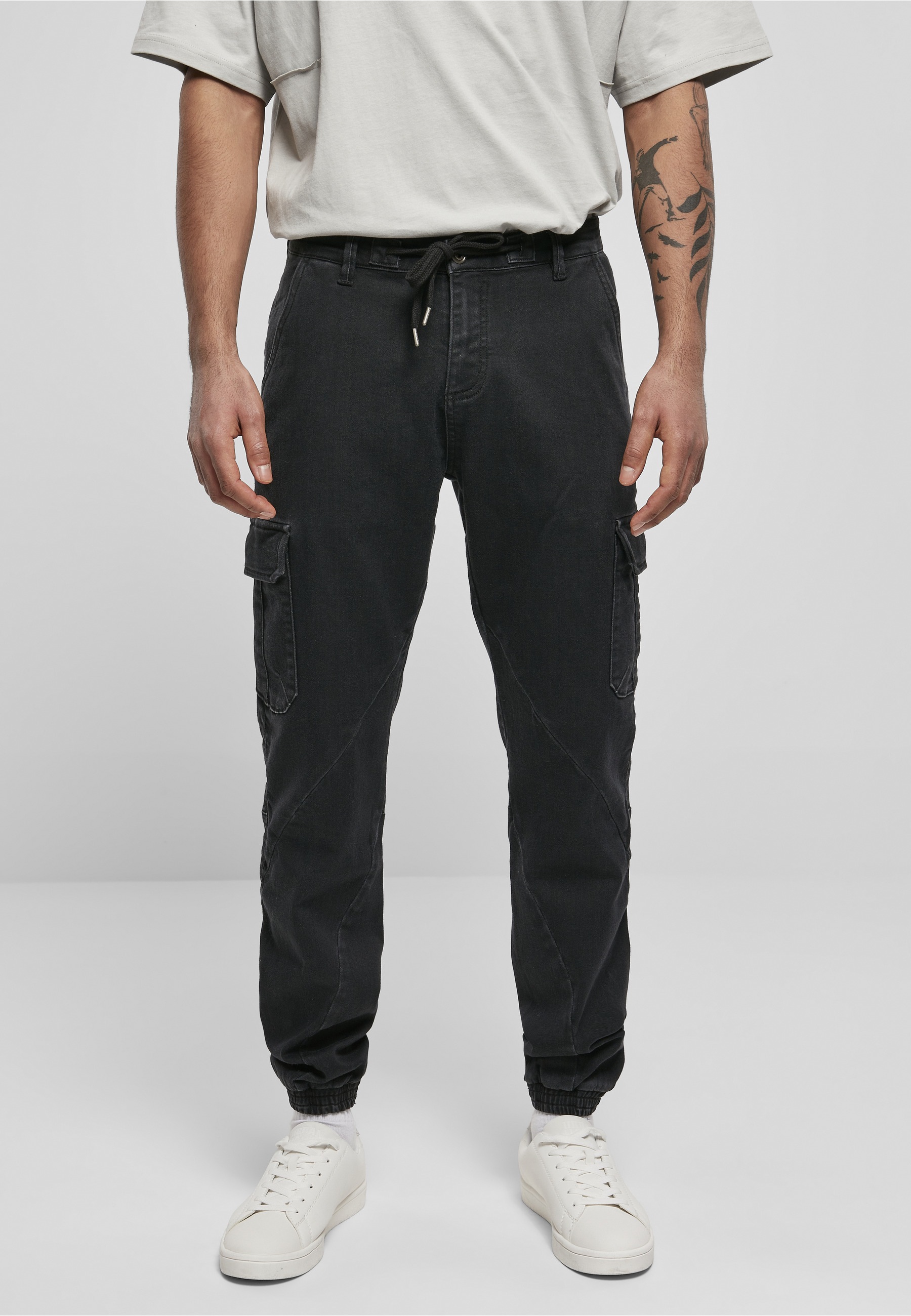 URBAN CLASSICS Cargohose »Urban Classics Herren Knitted Cargo Jogging Pants«