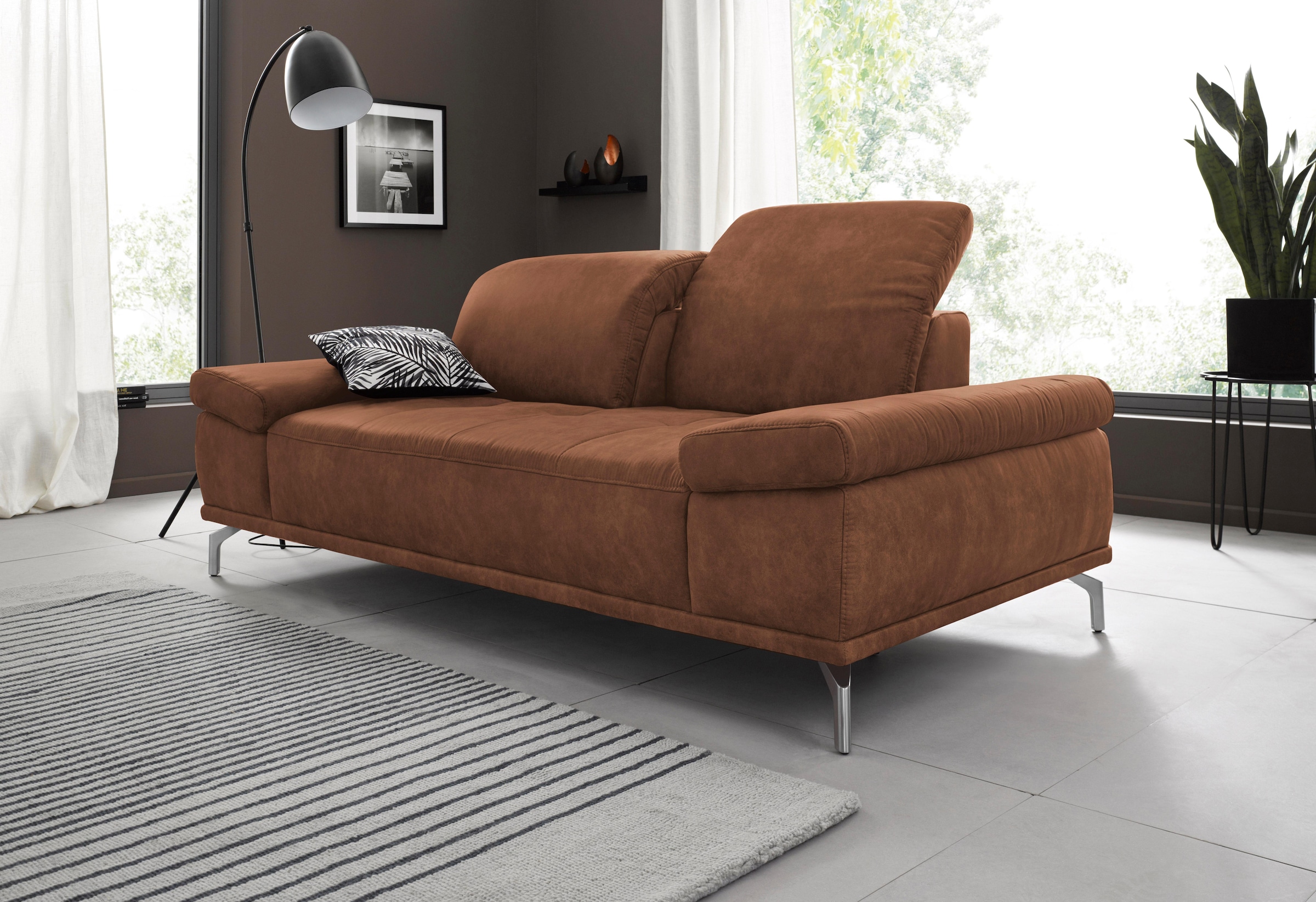 Home affaire 2-Sitzer "Caluna" mit Sitztiefen- und Kopfteilverstellung günstig online kaufen