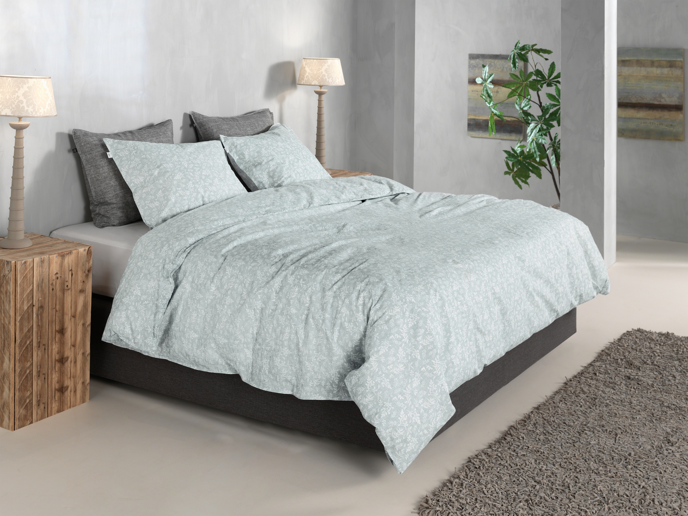 ZO HOME Bettwäsche »Zohome Bettwäsche Baumwolle Petali-di-Lino« 2 Bettwäsche aus 100% Baumwolle, hochwertige Renforcé, ab 135x200 cm.