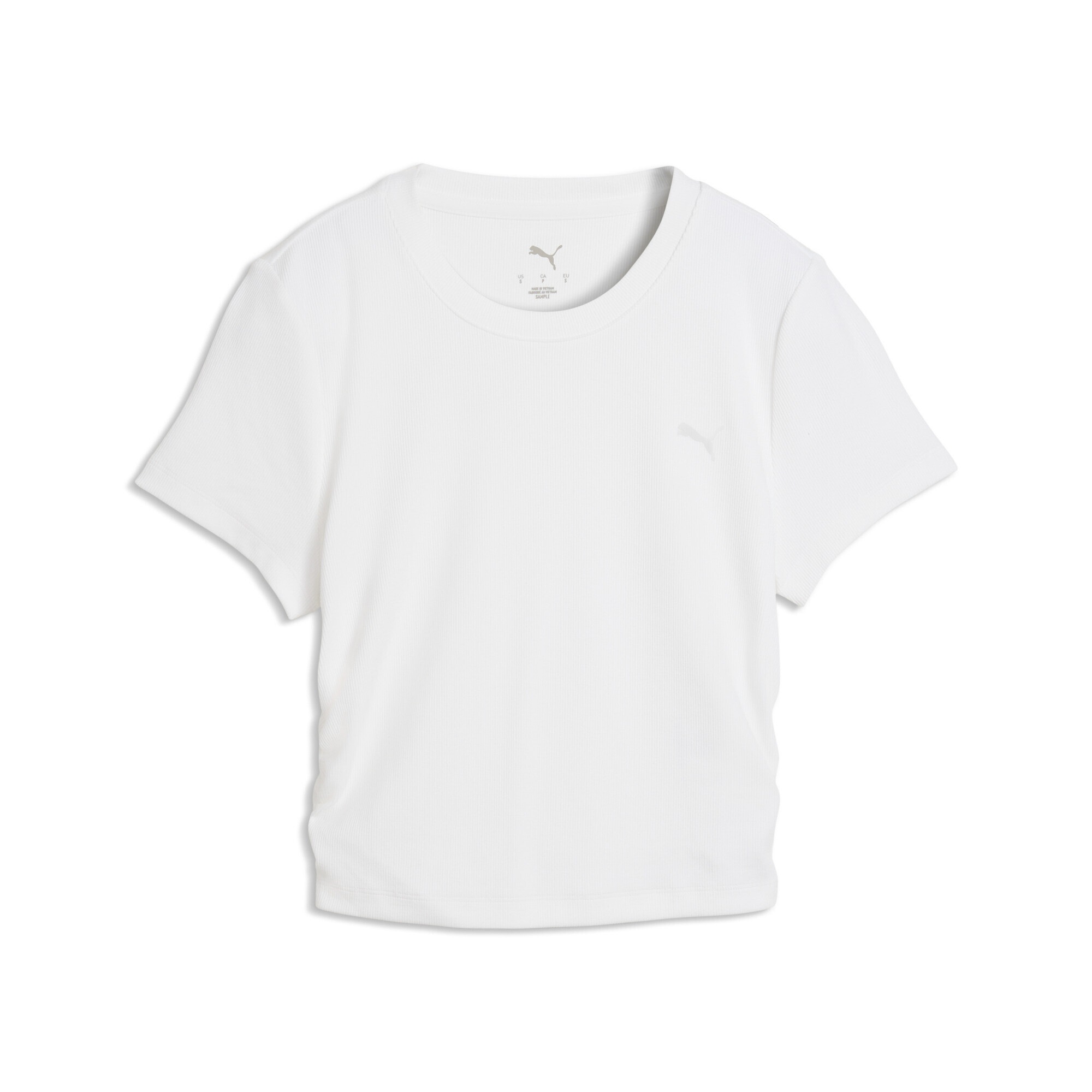 PUMA Trainingsshirt "CLOUDSPUN Slim Geripptes Trainings-T-Shirt Damen"