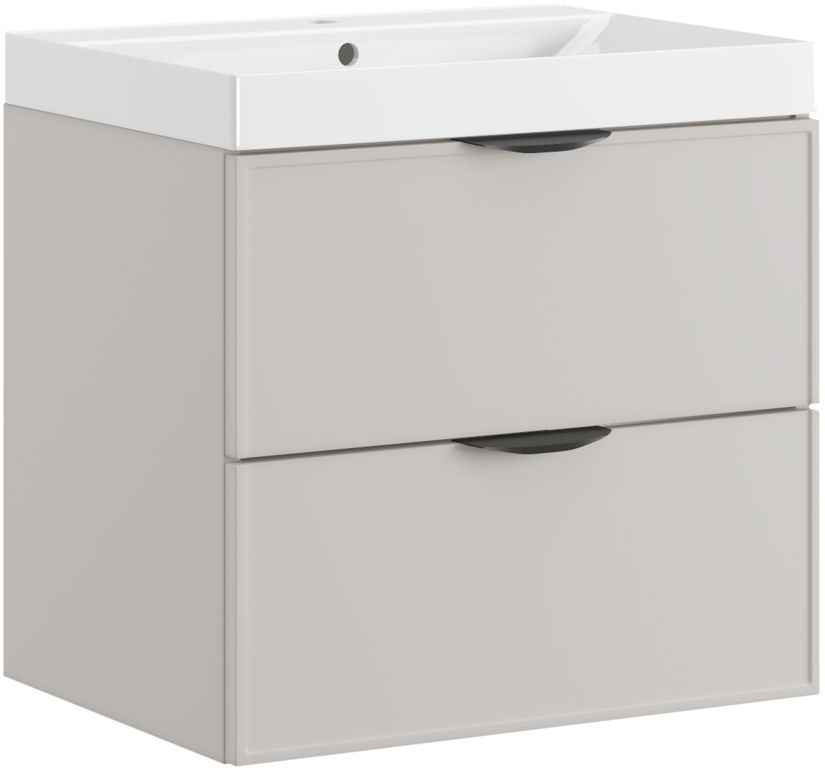 welltime Waschtisch "FLOW SIMPLE mit Waschbecken, Breite 60 oder 80cm, mode günstig online kaufen