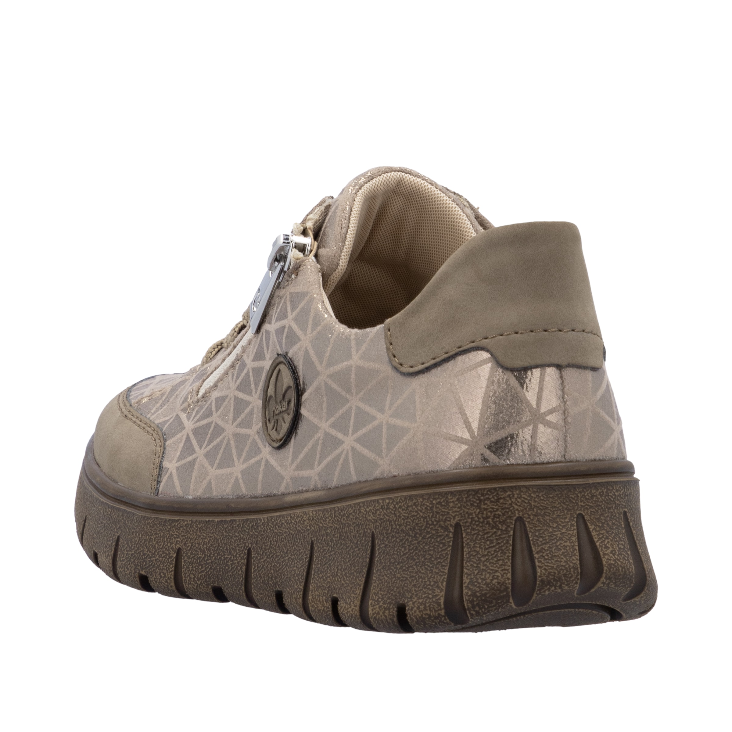 Rieker Plateausneaker, Schnürschuh, Halbschuh, Freizeitschuh in bequemer Form