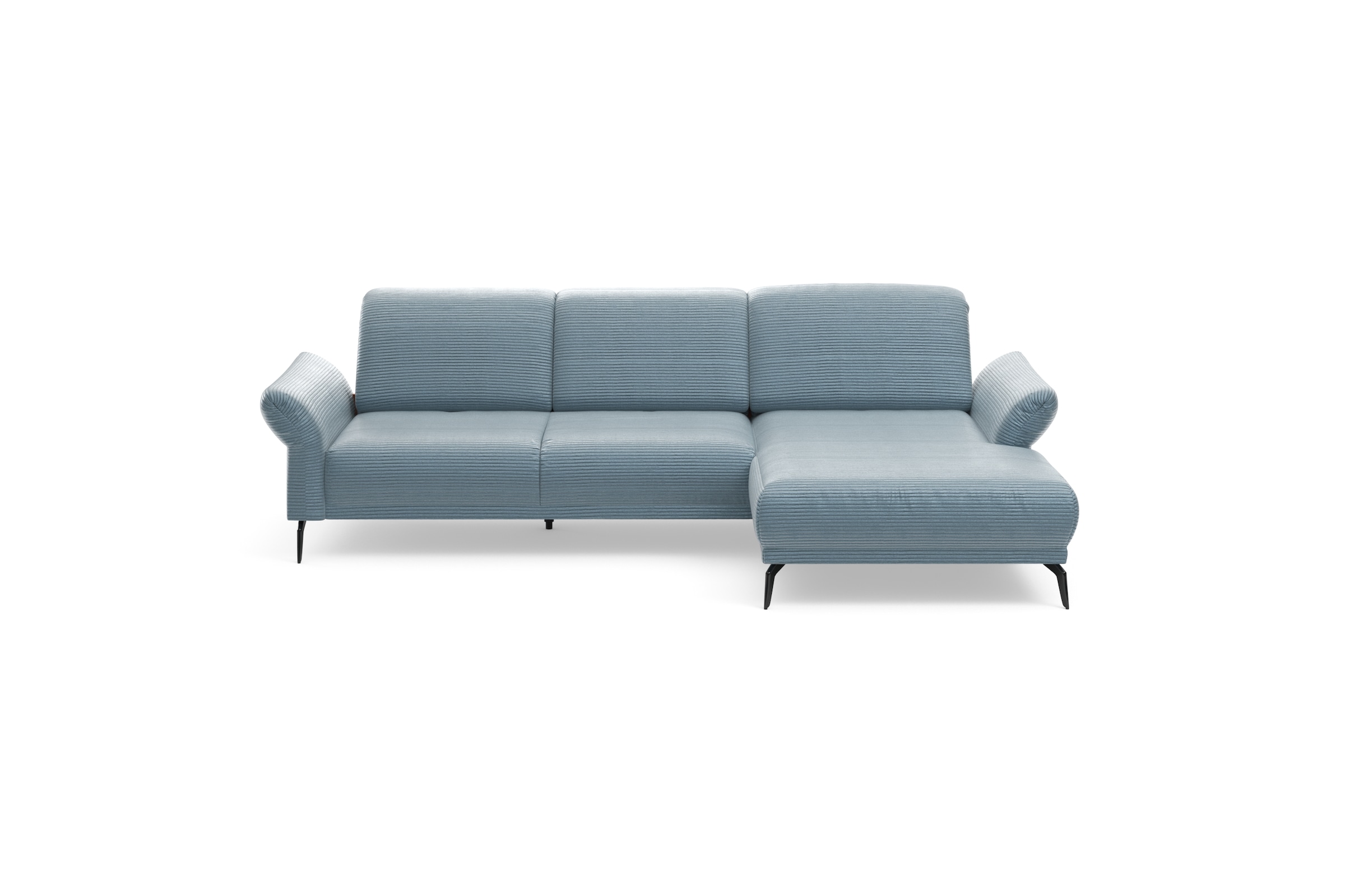 Home affaire Ecksofa "Coco L-Form" Sitztiefen-, Arm- und Kopfteilverstellun günstig online kaufen