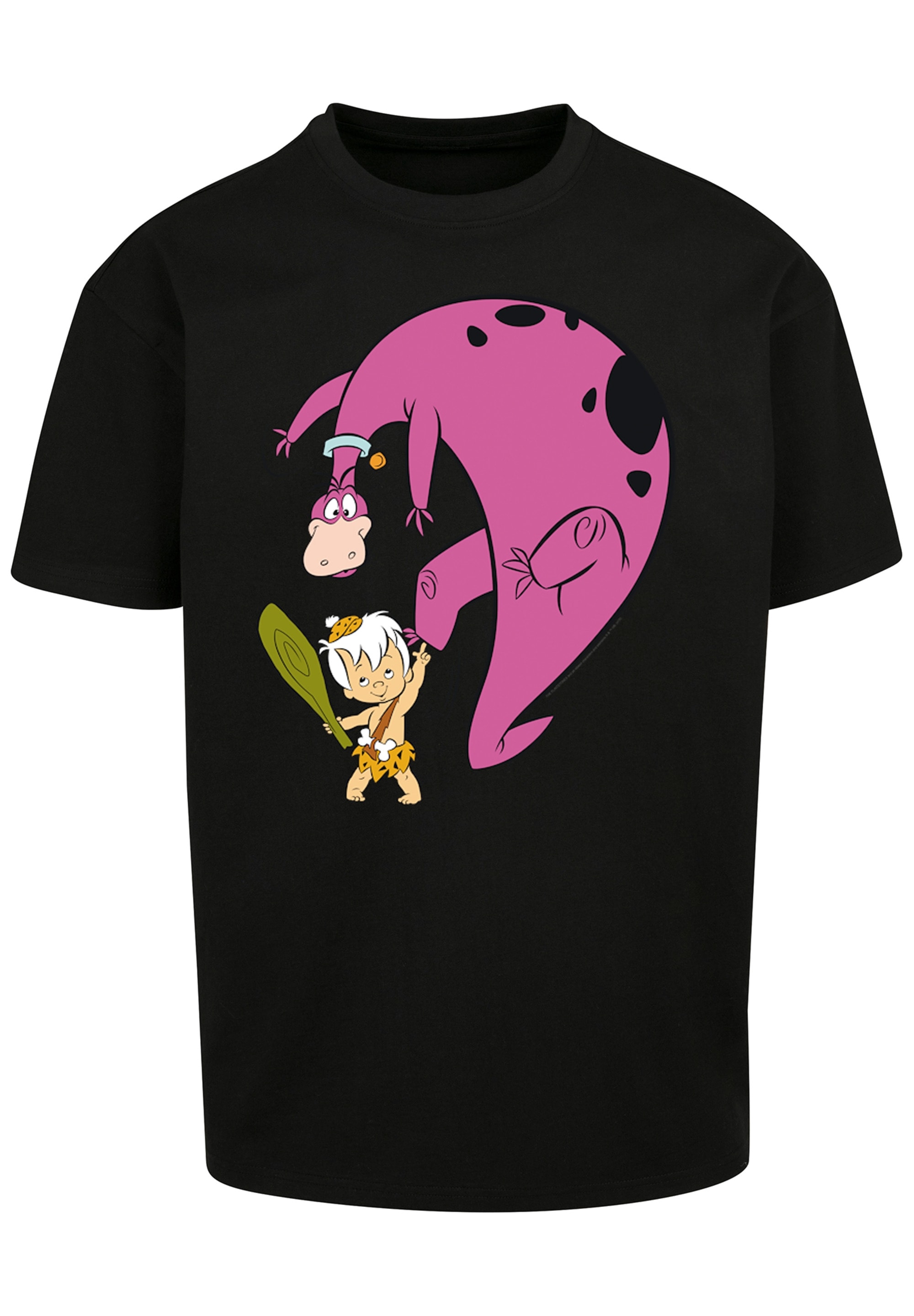 F4NT4STIC T-Shirt »Familie Feuerstein Bamm Bamm And Dino« Print