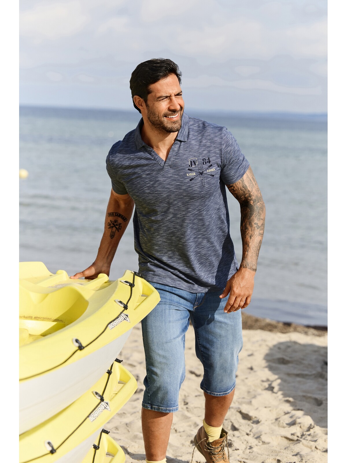 Jan Vanderstorm Poloshirt »Poloshirt GISTUR«