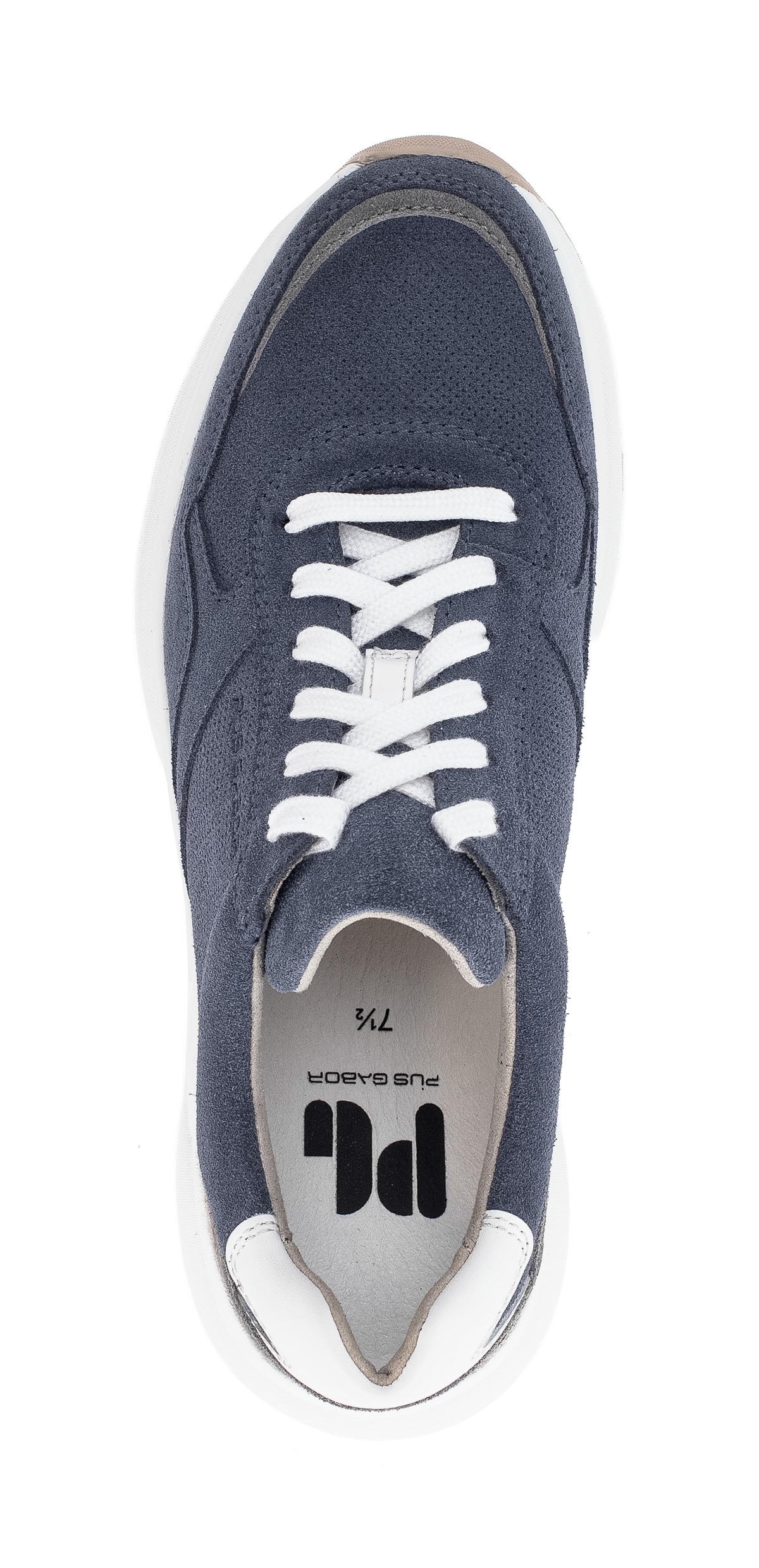 Pius Gabor Sneaker  , Freizeitschuh, Halbschuh, Schnürschuh mit Kontrastbesätzen, G-Weite