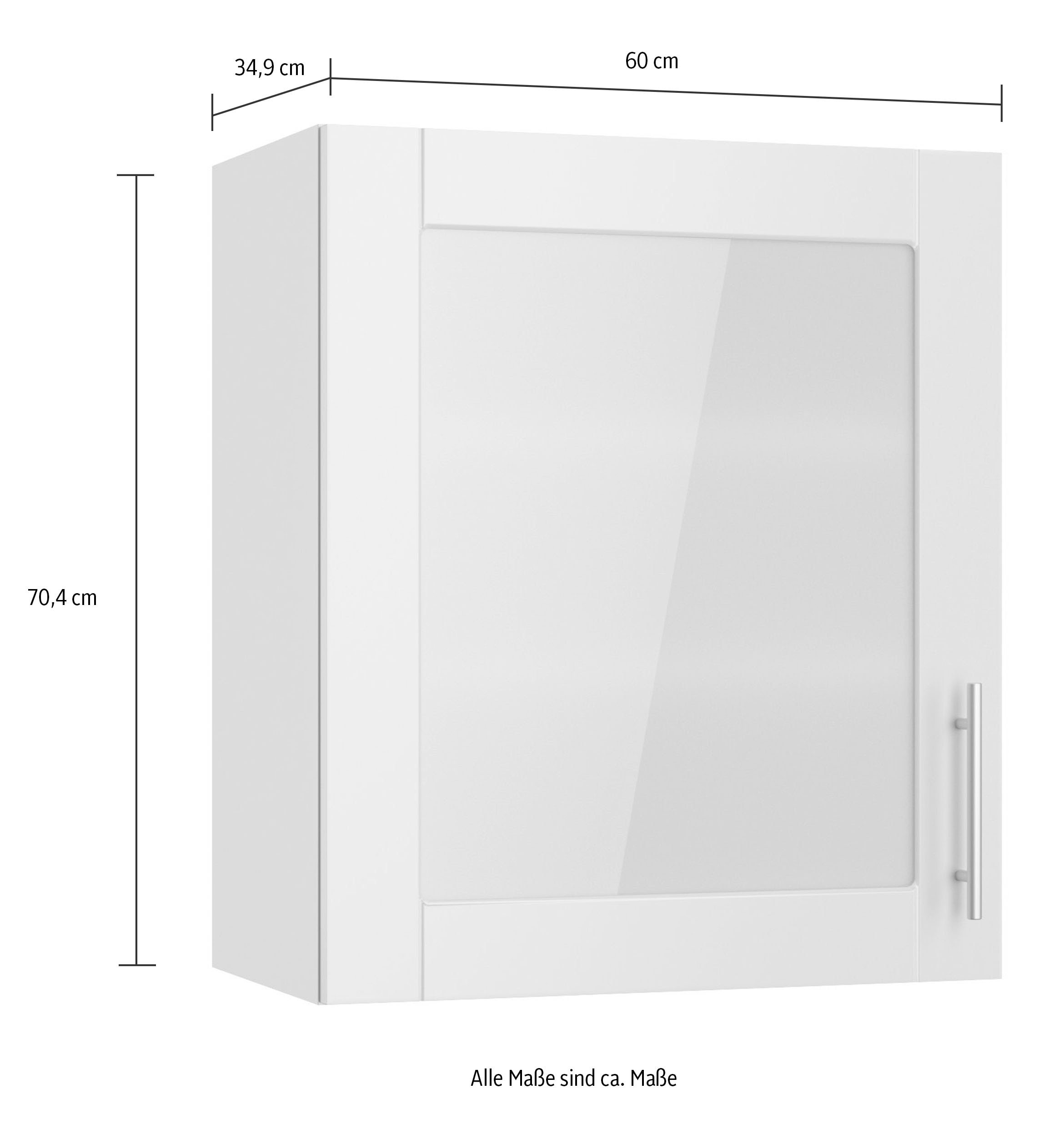 OPTIFIT Glashängeschrank »Ahus«, Breite 60 bestellen | BAUR cm