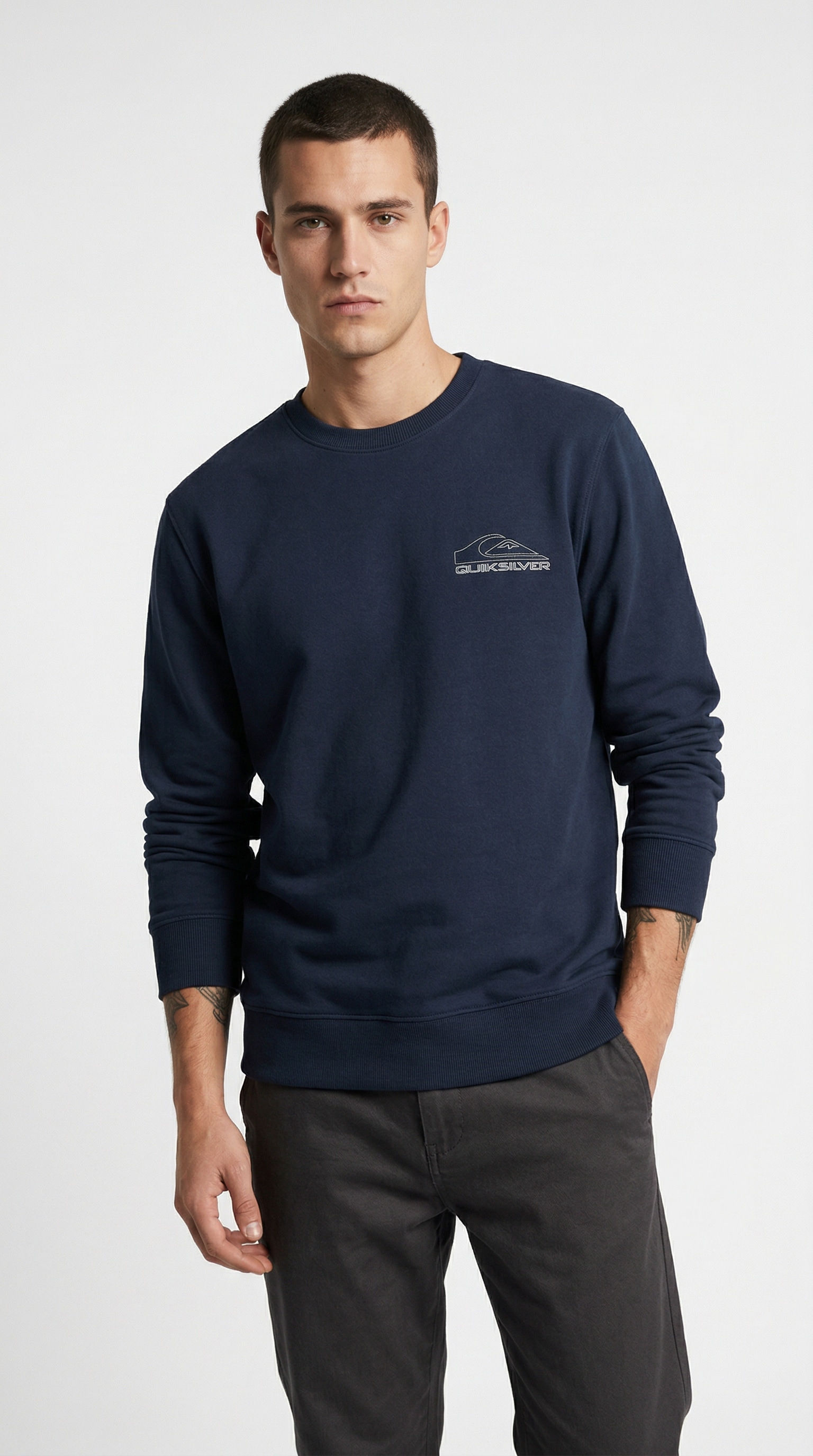 Quiksilver Sweatshirt "BASIC GRAPHIC CREW", sportlicher Stil, vielseitig ei günstig online kaufen
