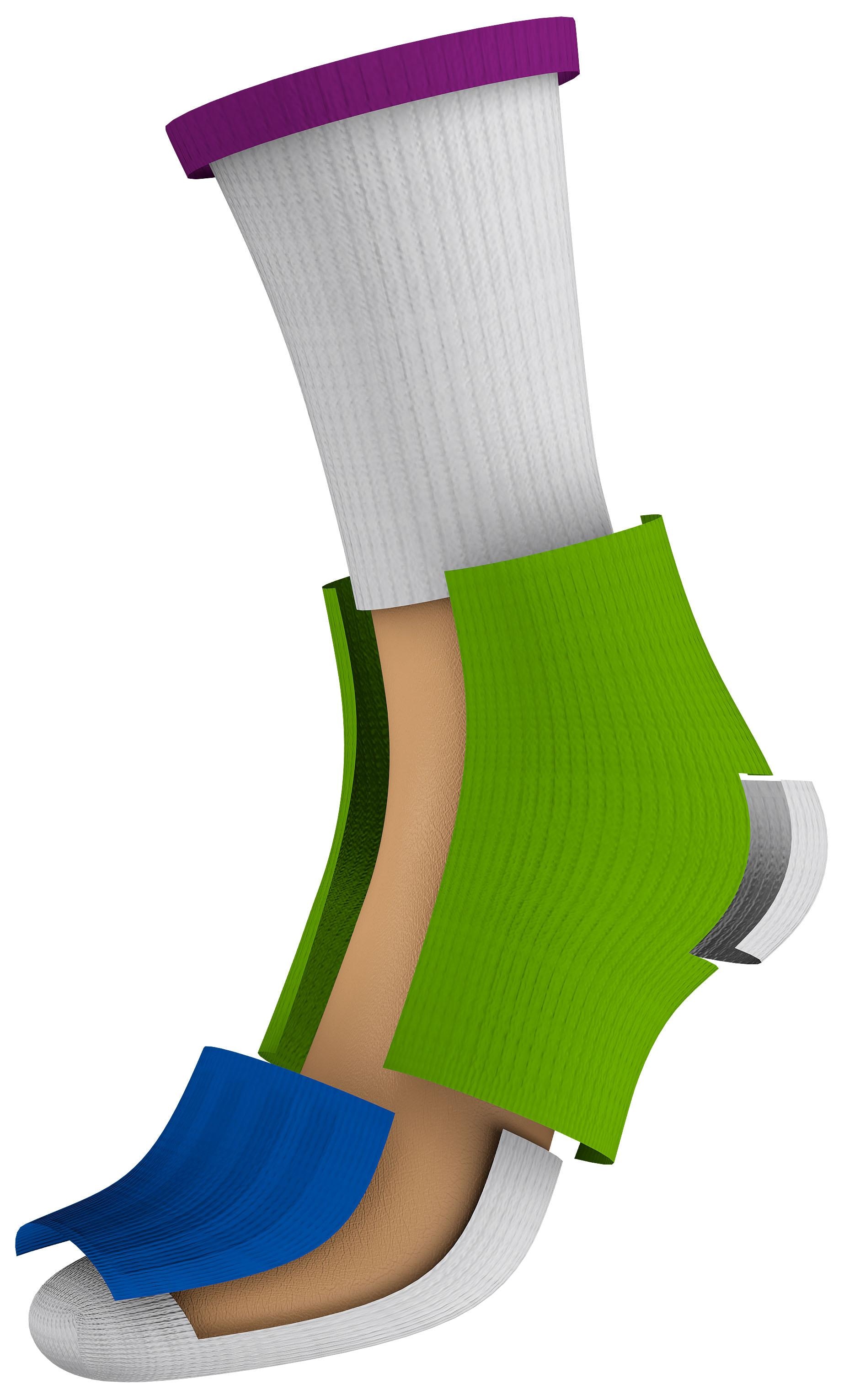 Fußgut Strümpfe »Sprungelenk Strumpf«, (2 Paar), 2 Paar, wirkt wie eine Bandage