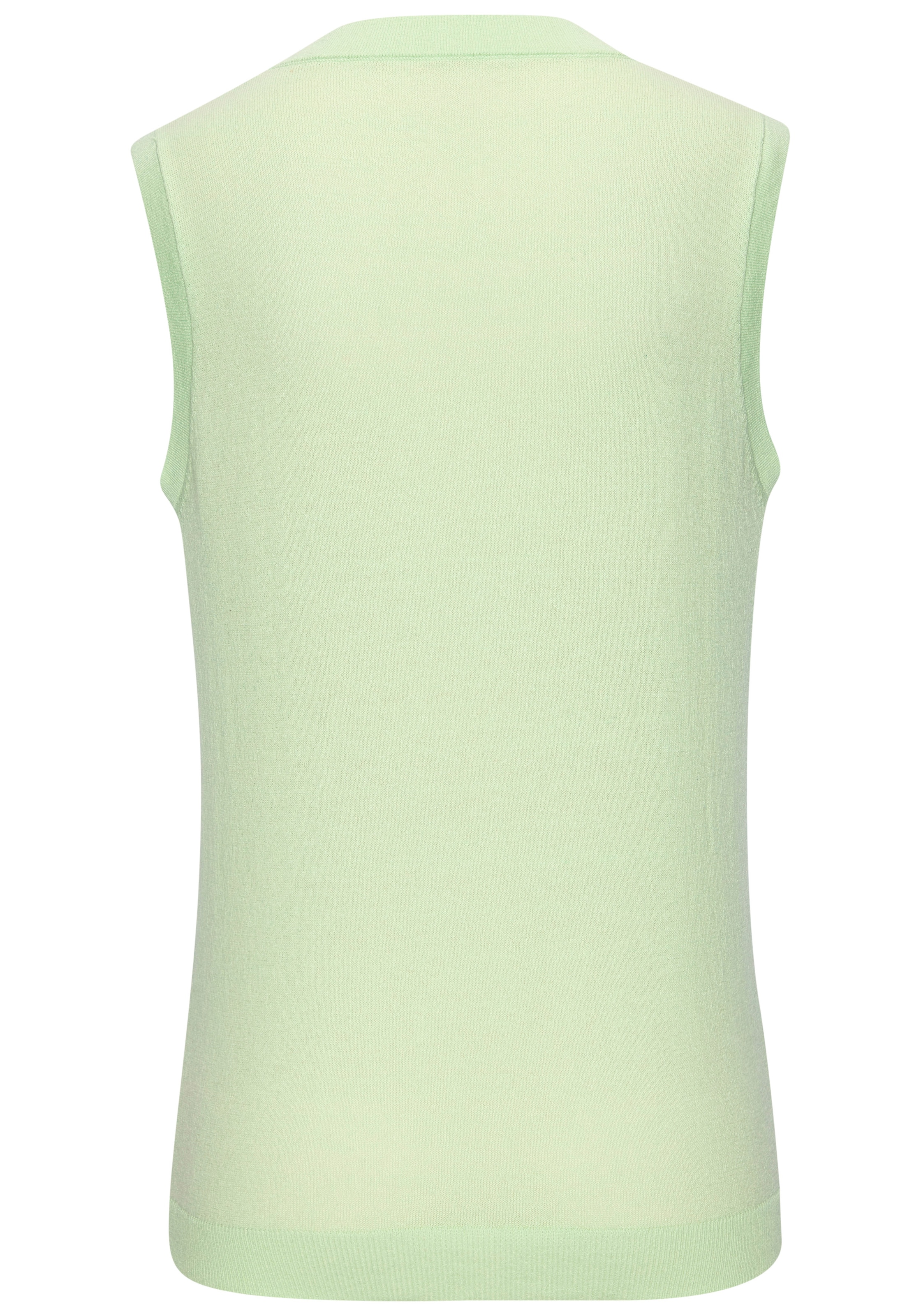 Vivance Stricktop »mit Zierknopfleiste«, aus weicher Strickqualität mit Baumwolle