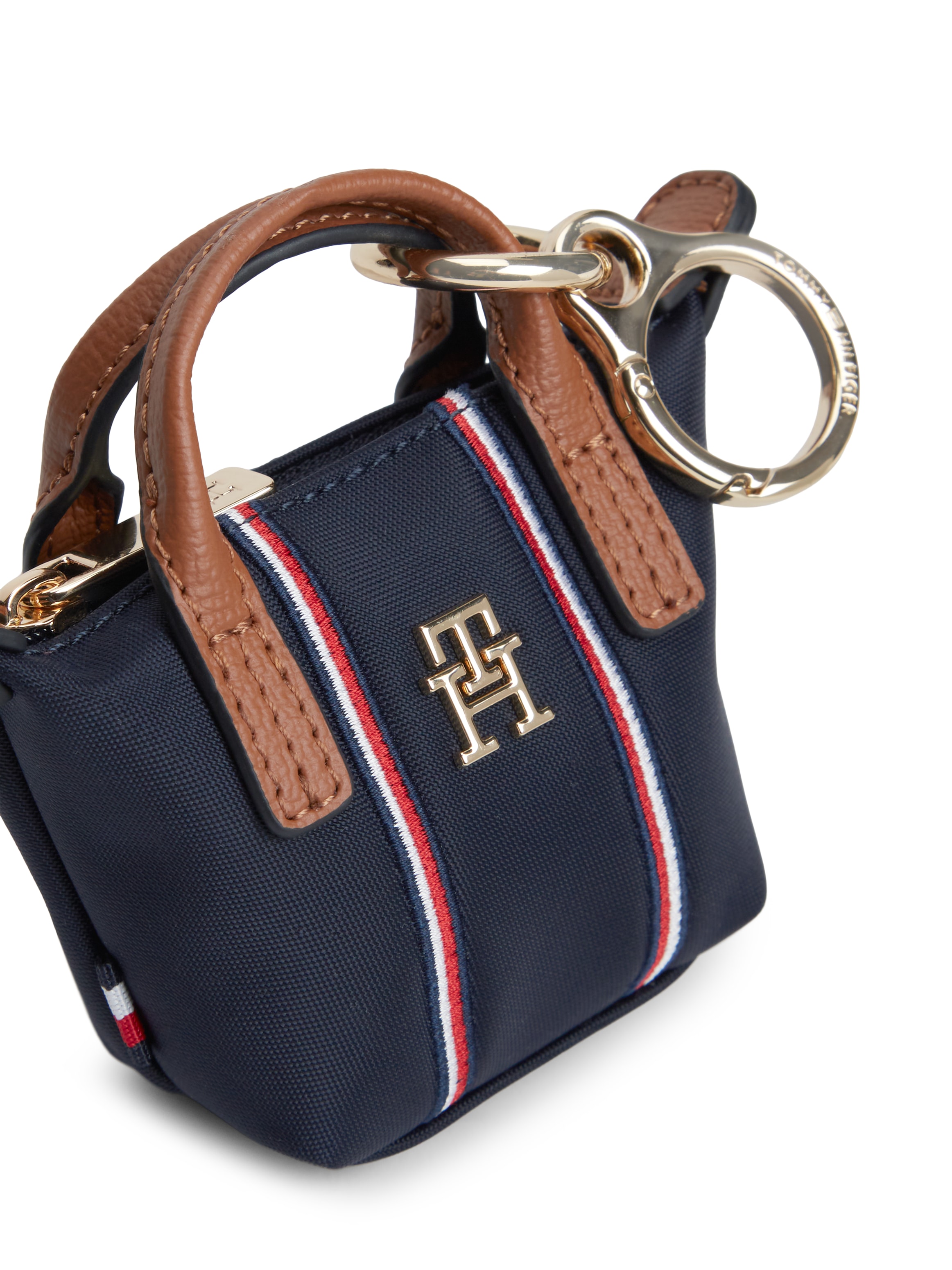 Tommy Hilfiger Schlüsselanhänger »TH CHARMS POPETTE NANO« Taschen Charm, Bag Charm mit Anhänger für Einkaufchips
