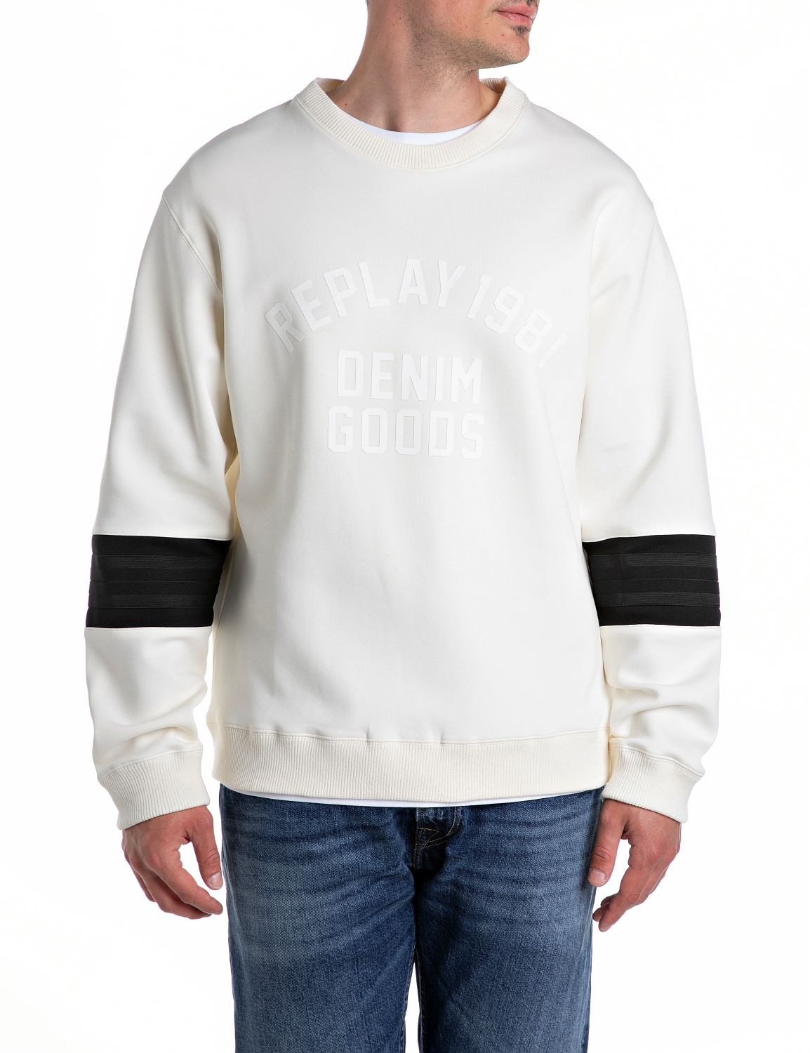 Replay Sweatshirt, mit Ton-in-Ton Schriftzug vorn günstig online kaufen