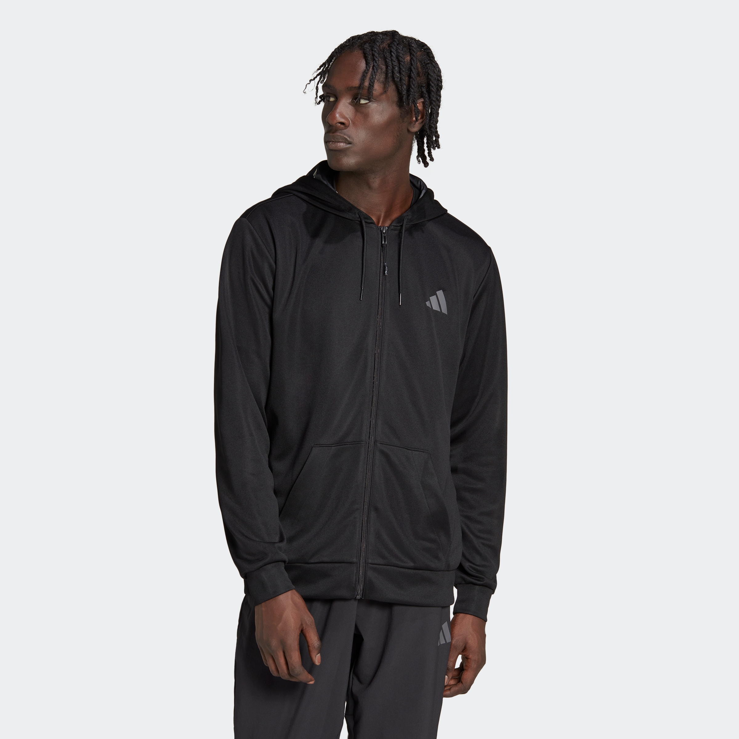 adidas Performance Kapuzensweatjacke »TRAIN ESSENTIALS SEASONAL TRAINING«, (1 tlg.)