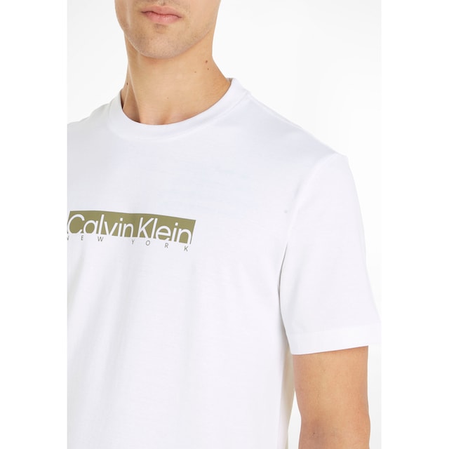 Calvin Klein Kurzarmshirt, mit Calvin Klein Logo auf der Brust ▷ kaufen |  BAUR
