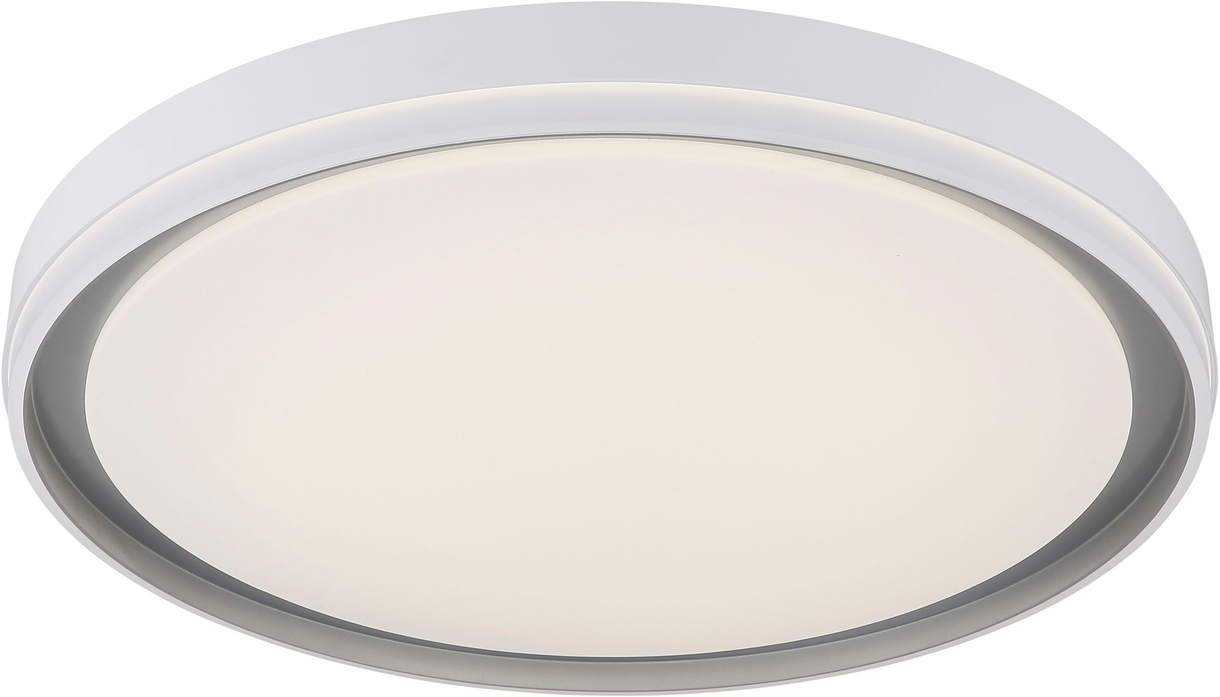 GLOBO LIGHTING Deckenleuchte »JANICE« LED-Modul 1 Stk. Dimmbarer weißer LED-Deckenleuchte mit RGB Farbwechsler