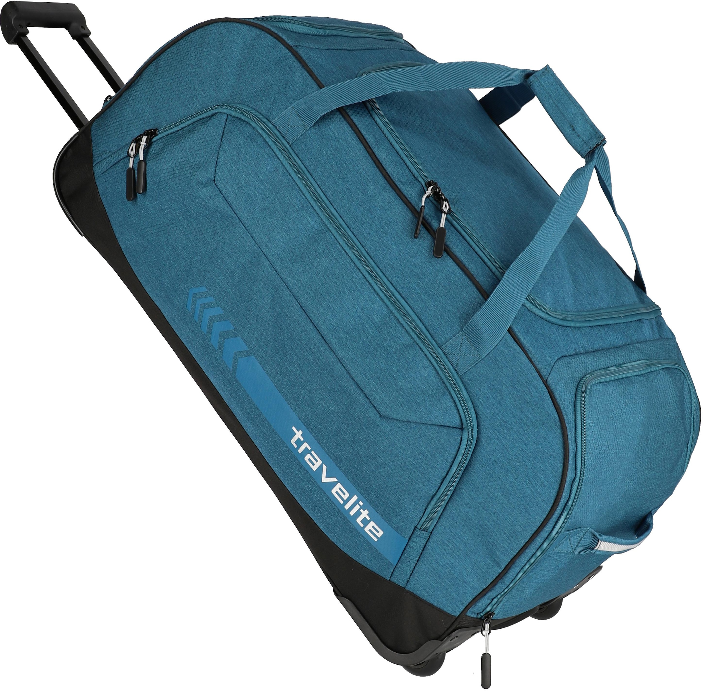 travelite Reisetasche »KICK OFF XL, 77 cm«, Duffle Bag Reisegepäck Sporttasche Reisebag mit Trolleyfunktion