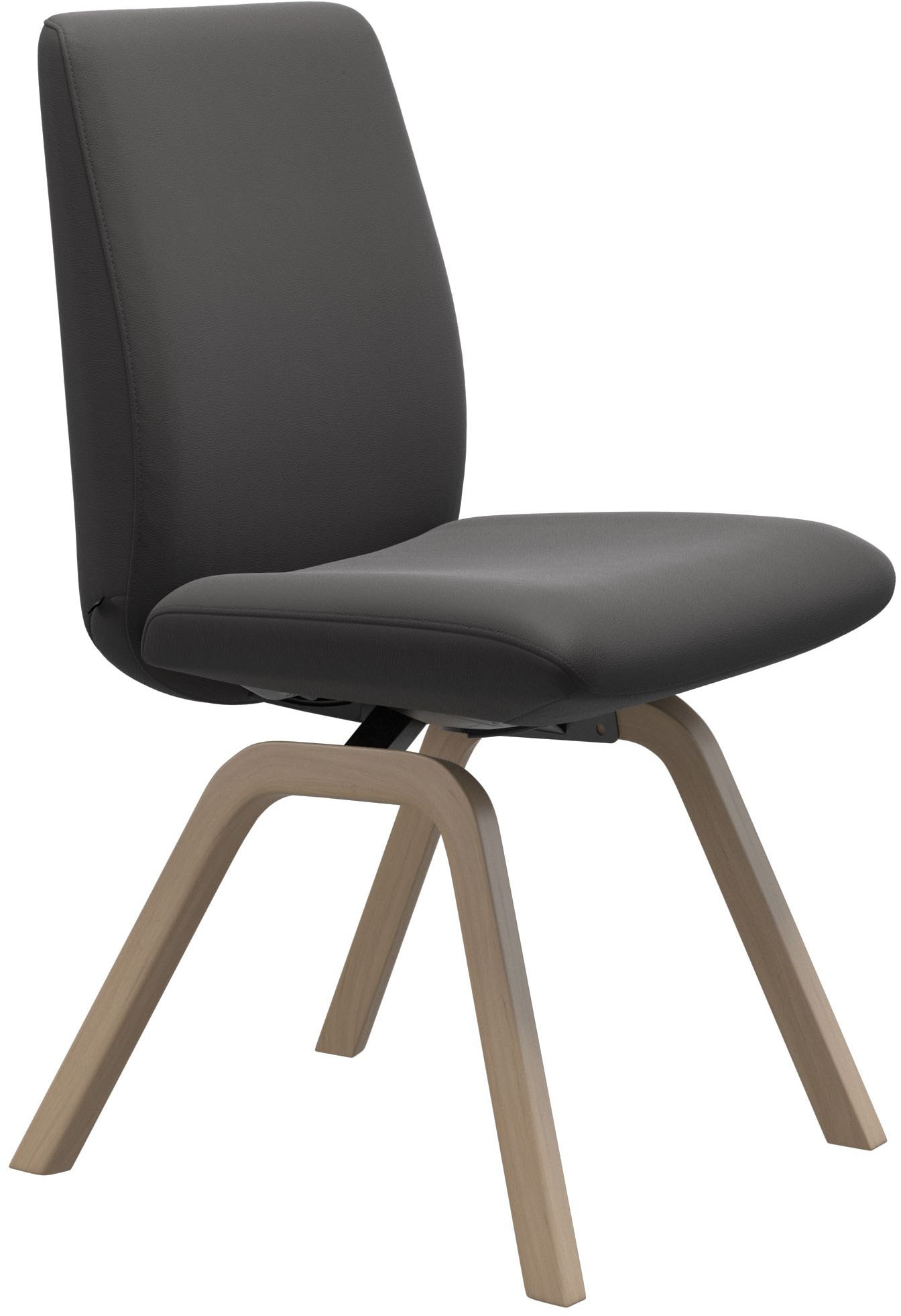 Stressless Polsterstuhl "Laurel" () Low Back, Größe L, mit schräggestellten Beinen in Schwarz