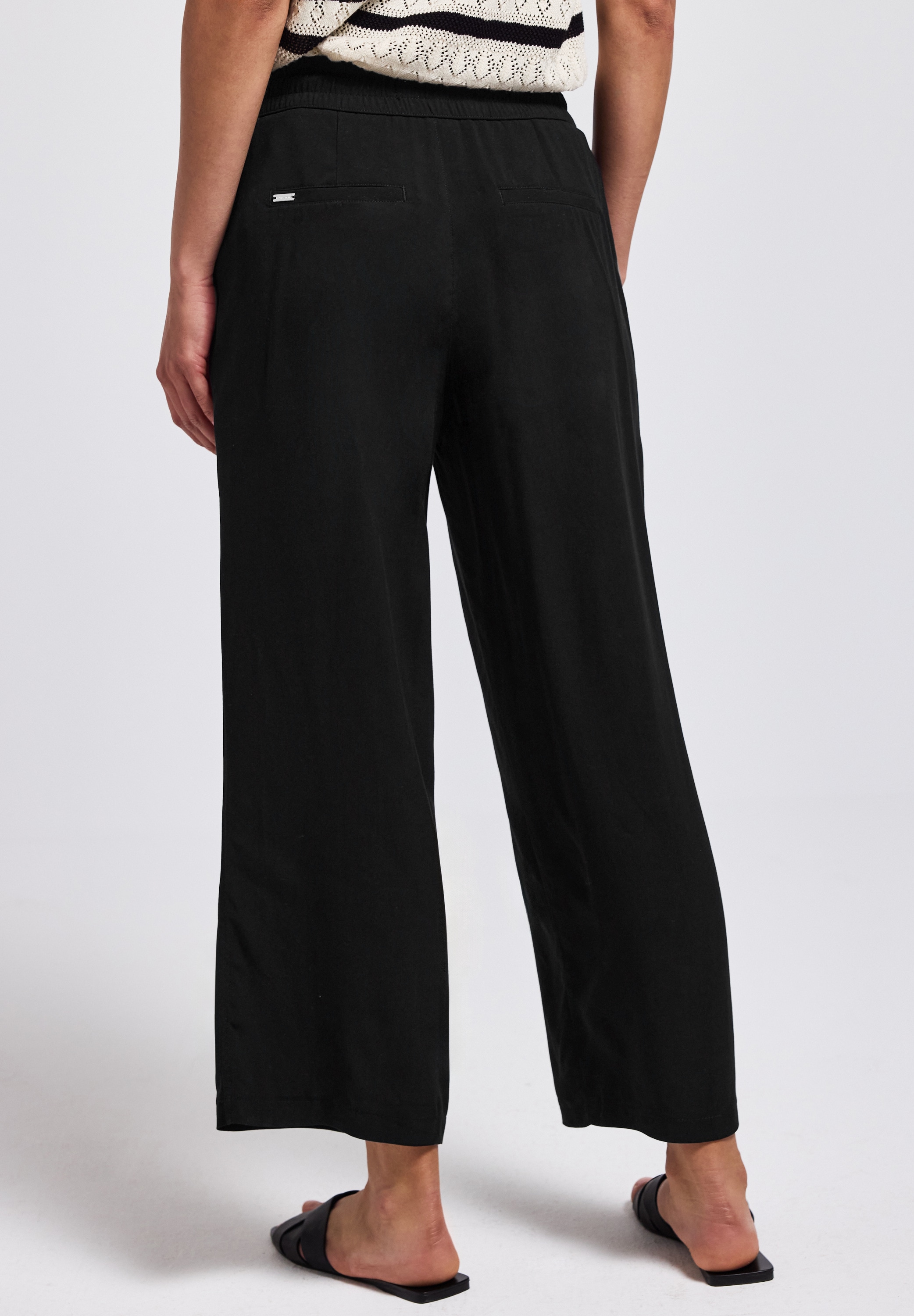 STREET ONE Stoffhose, High Waist