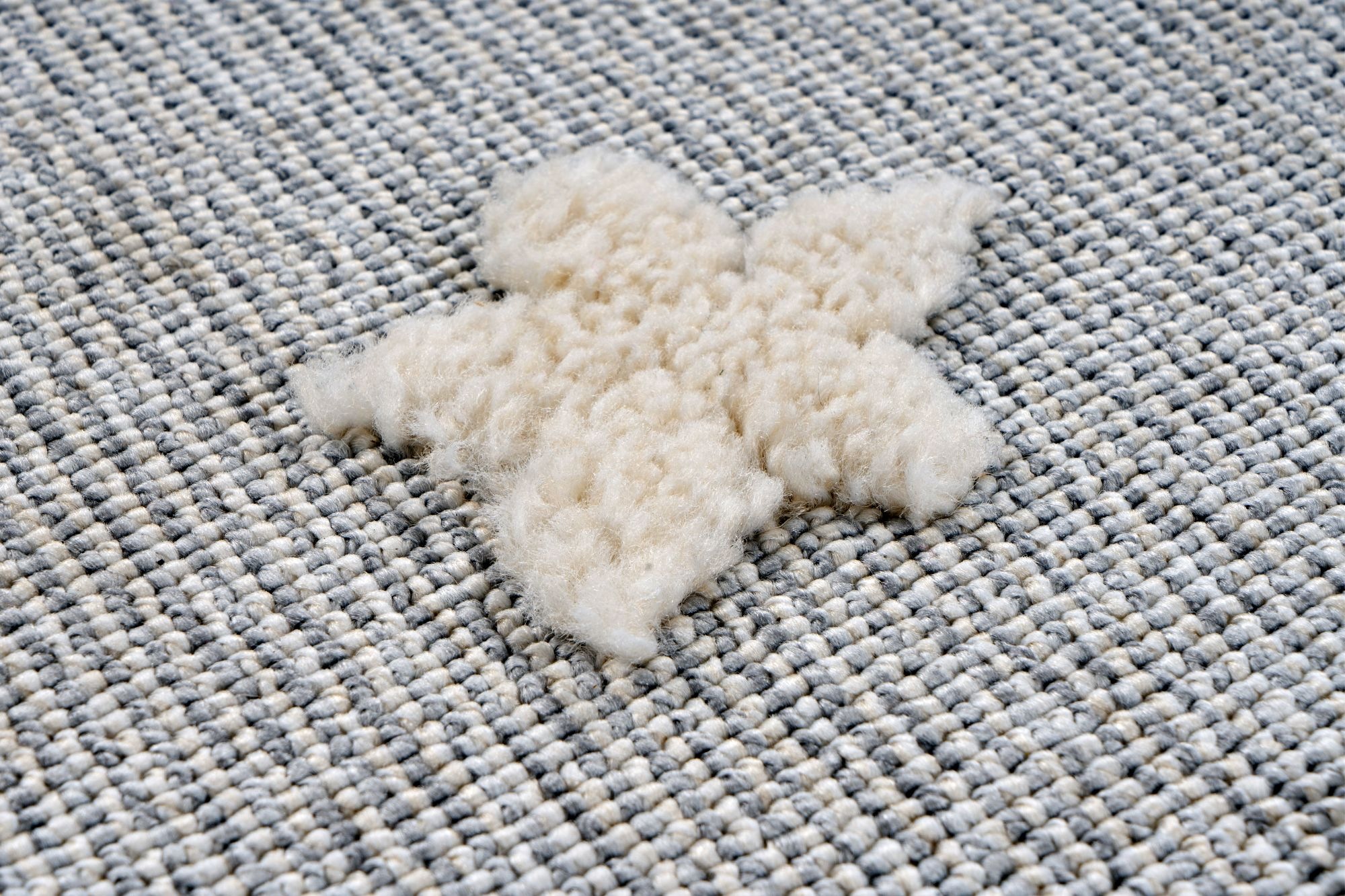 Kinderteppich KAYOOM "Modena 418", grau, B:160cm H:11mm L:230cm, Polypropylen, Teppiche, Kinderteppich, auch in rund, Kurzflor, Hoch Tief, mit Fransen 3