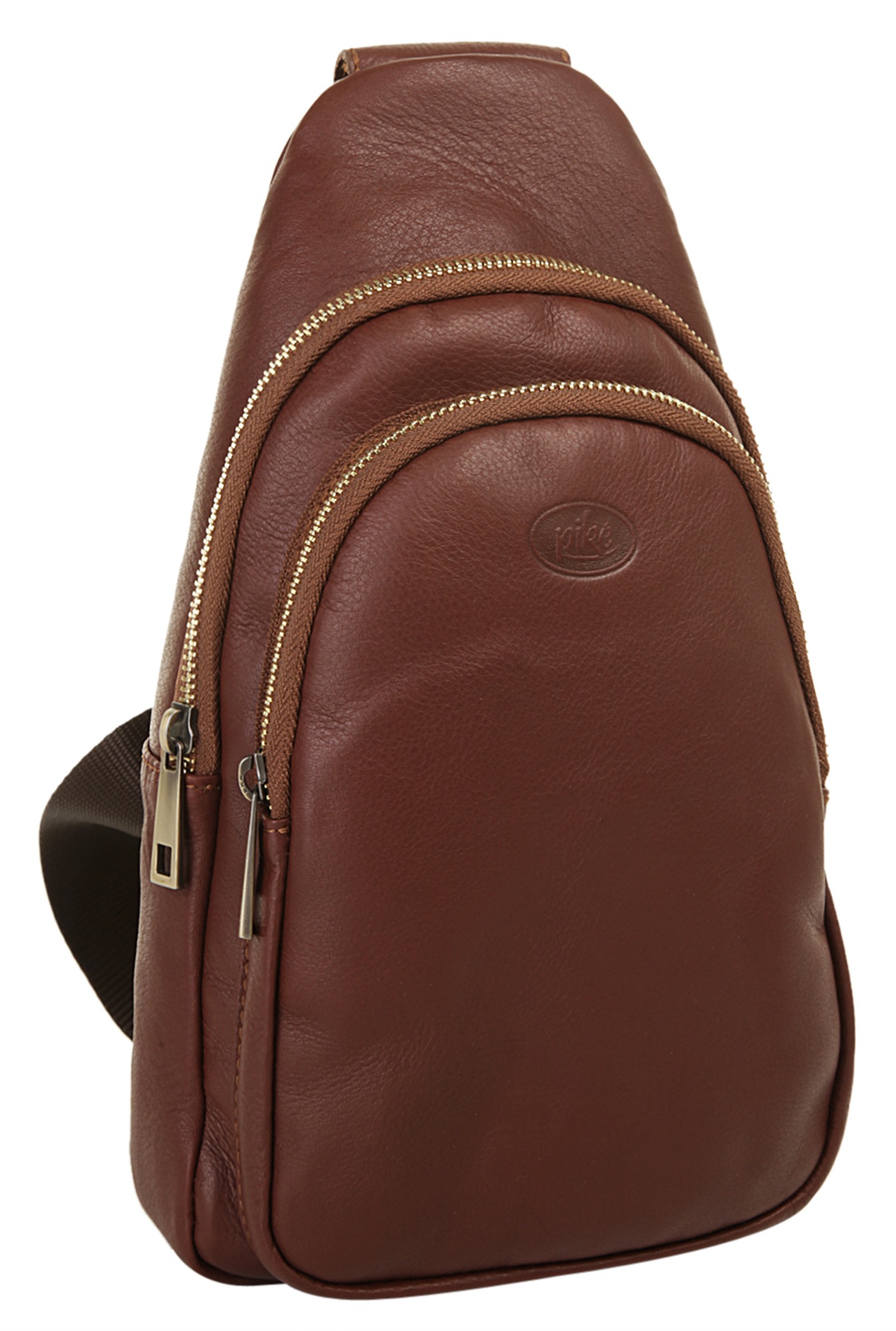 Piké Umhängetasche, echt Leder, Made in Italy