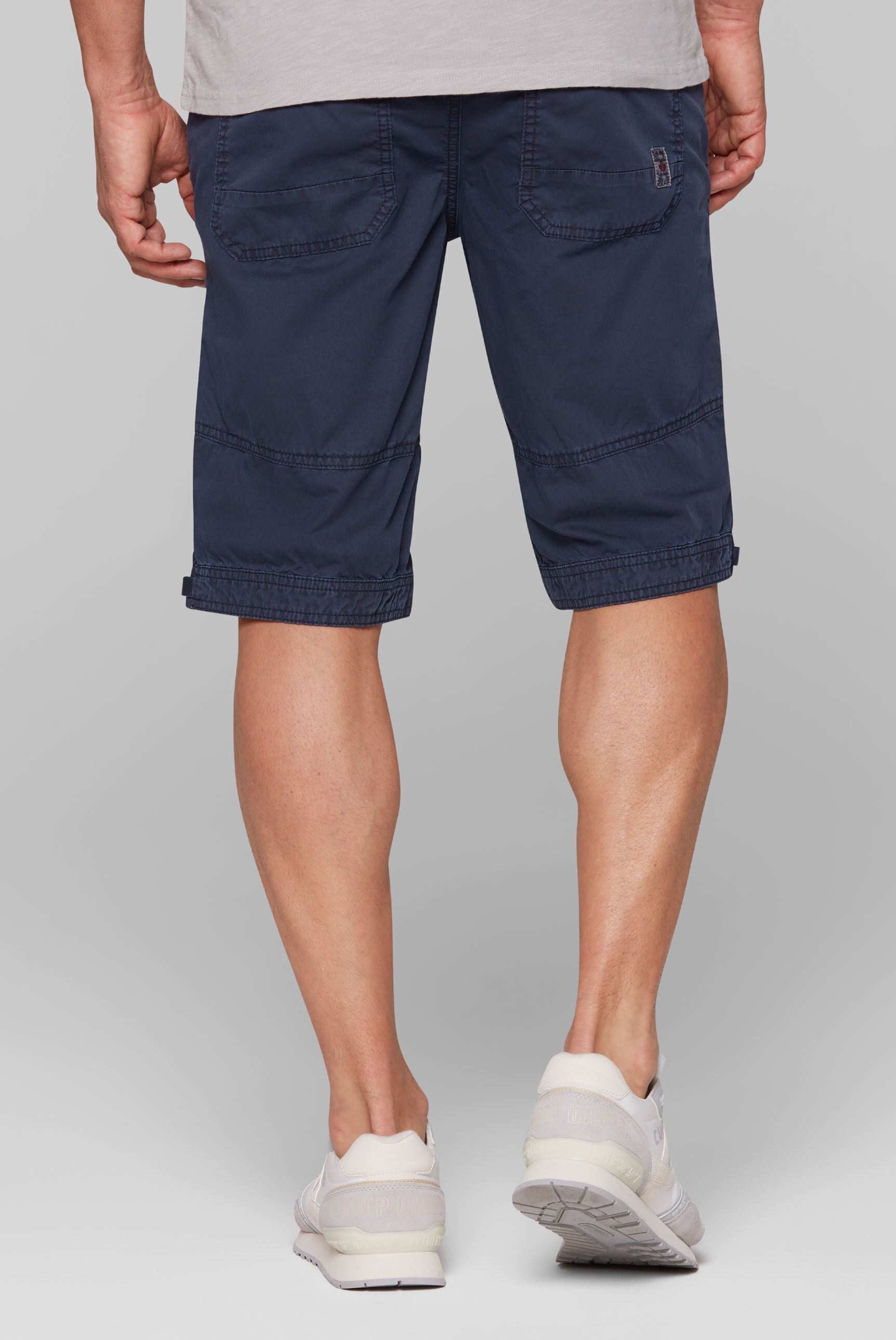 CAMP DAVID Shorts, mit Bindeband am Saum