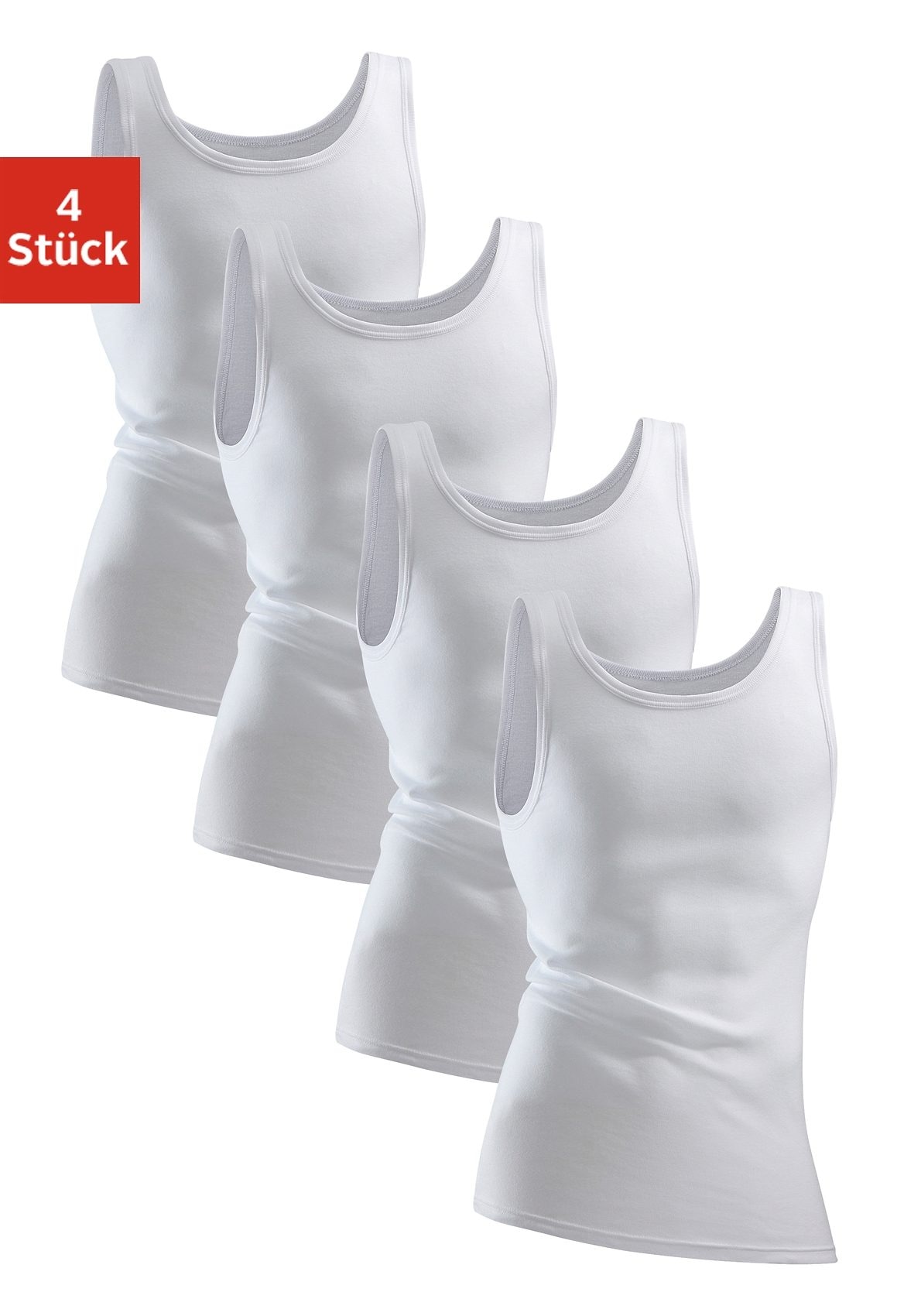 Clipper Unterhemd, 4 Stk. aus Feinripp günstig online kaufen