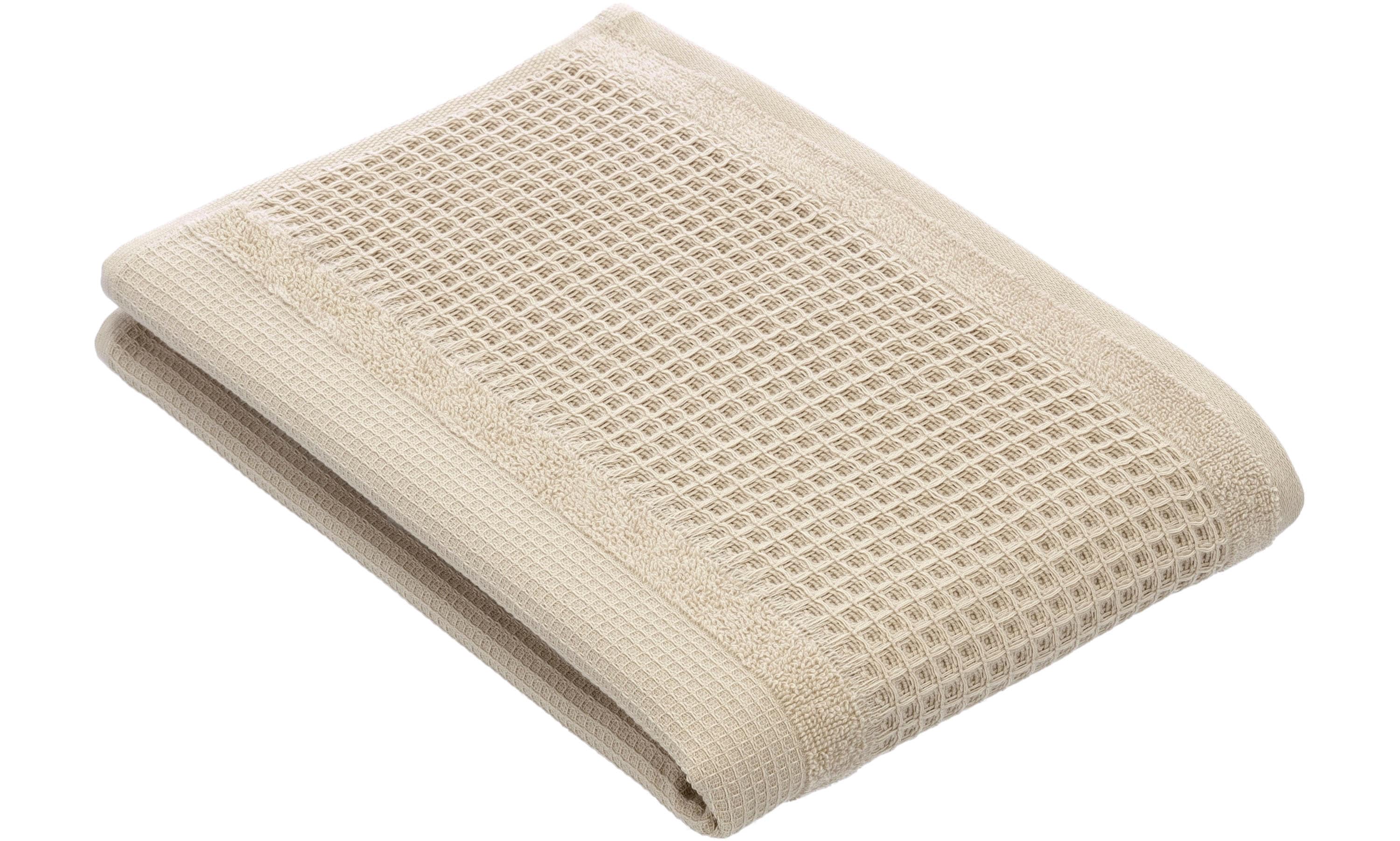Vossen Badetuch "Senses" leichte Waffelstruktur