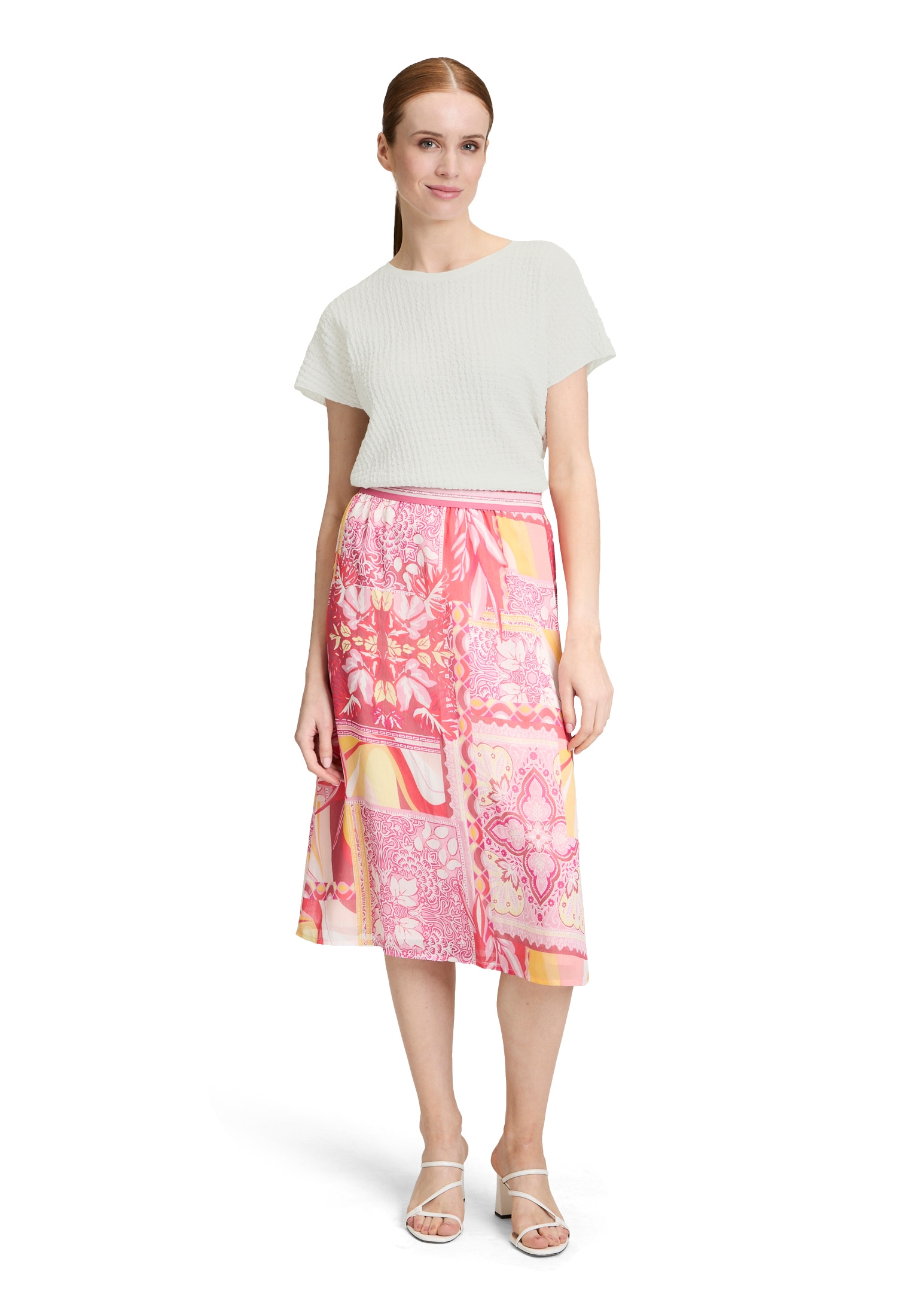 Betty Barclay Kurzarmshirt »Betty Barclay Strukturshirt mit U-Boot-Ausschnitt«, (1 tlg.), Material