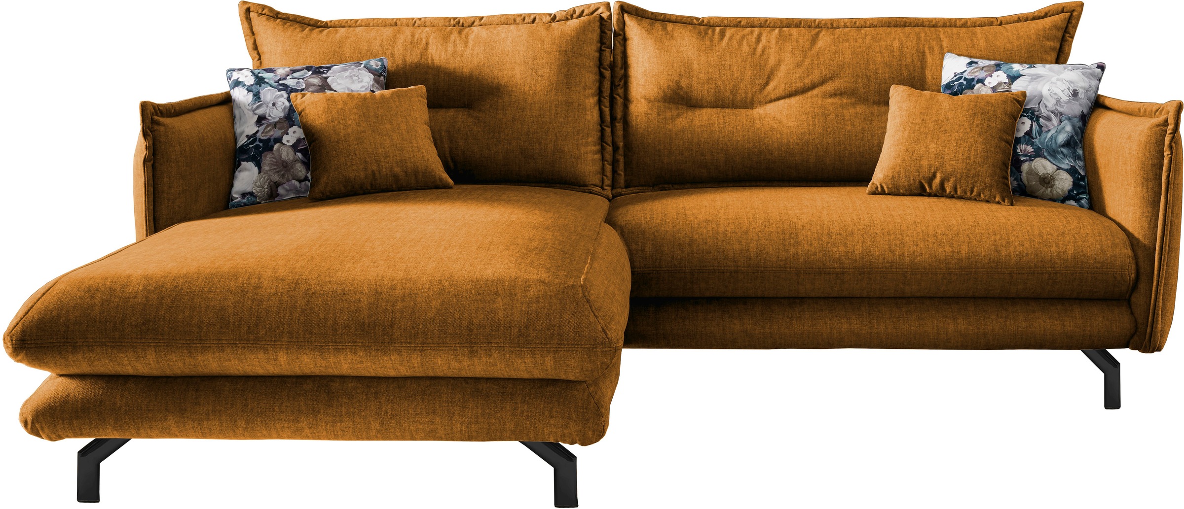 Home affaire Ecksofa "LAVA Breite 255 cm, modern und elegant, aktuelle Kiss günstig online kaufen