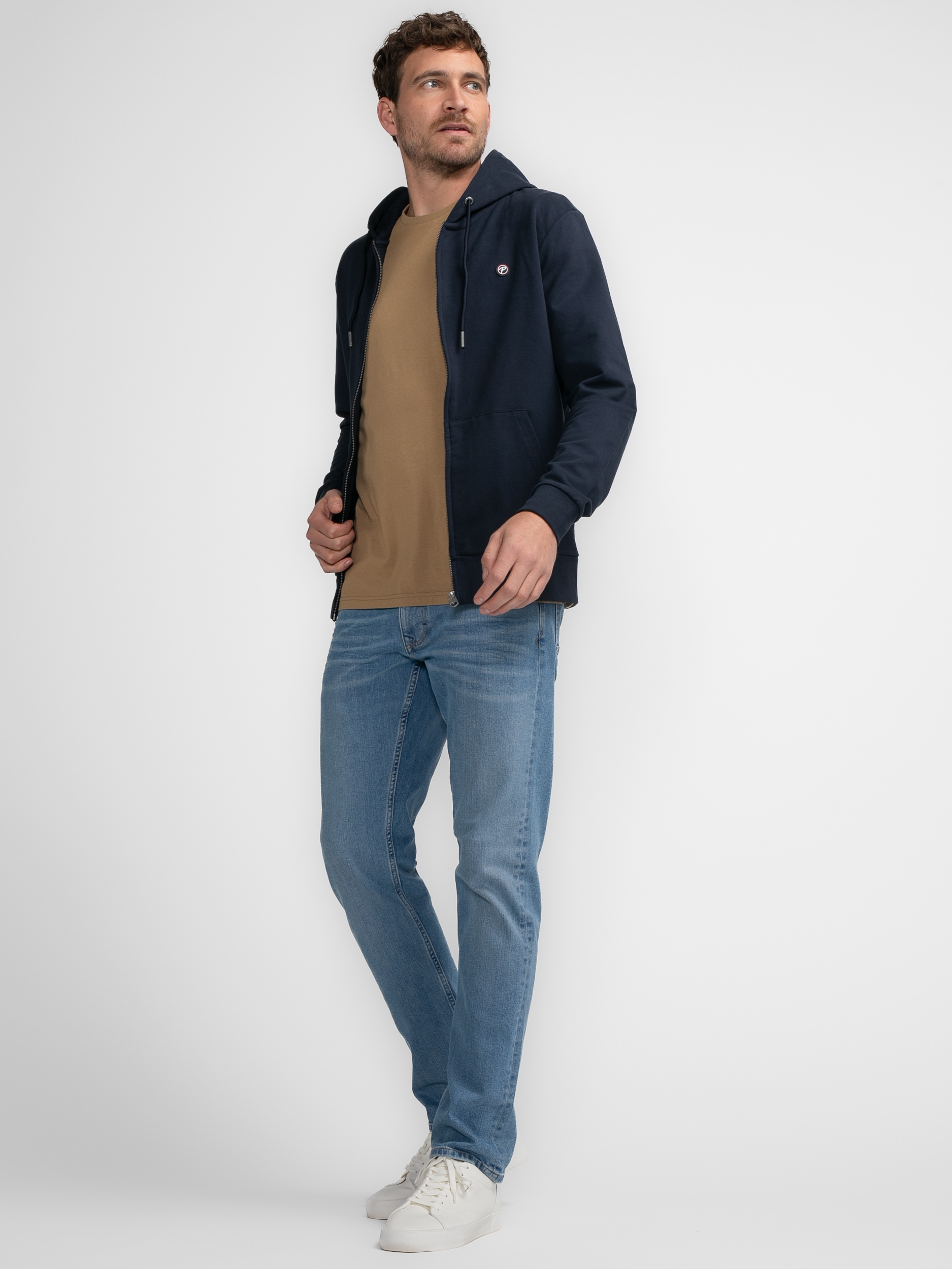 Petrol Industries Sweatjacke, mit verstellbarer Kapuze