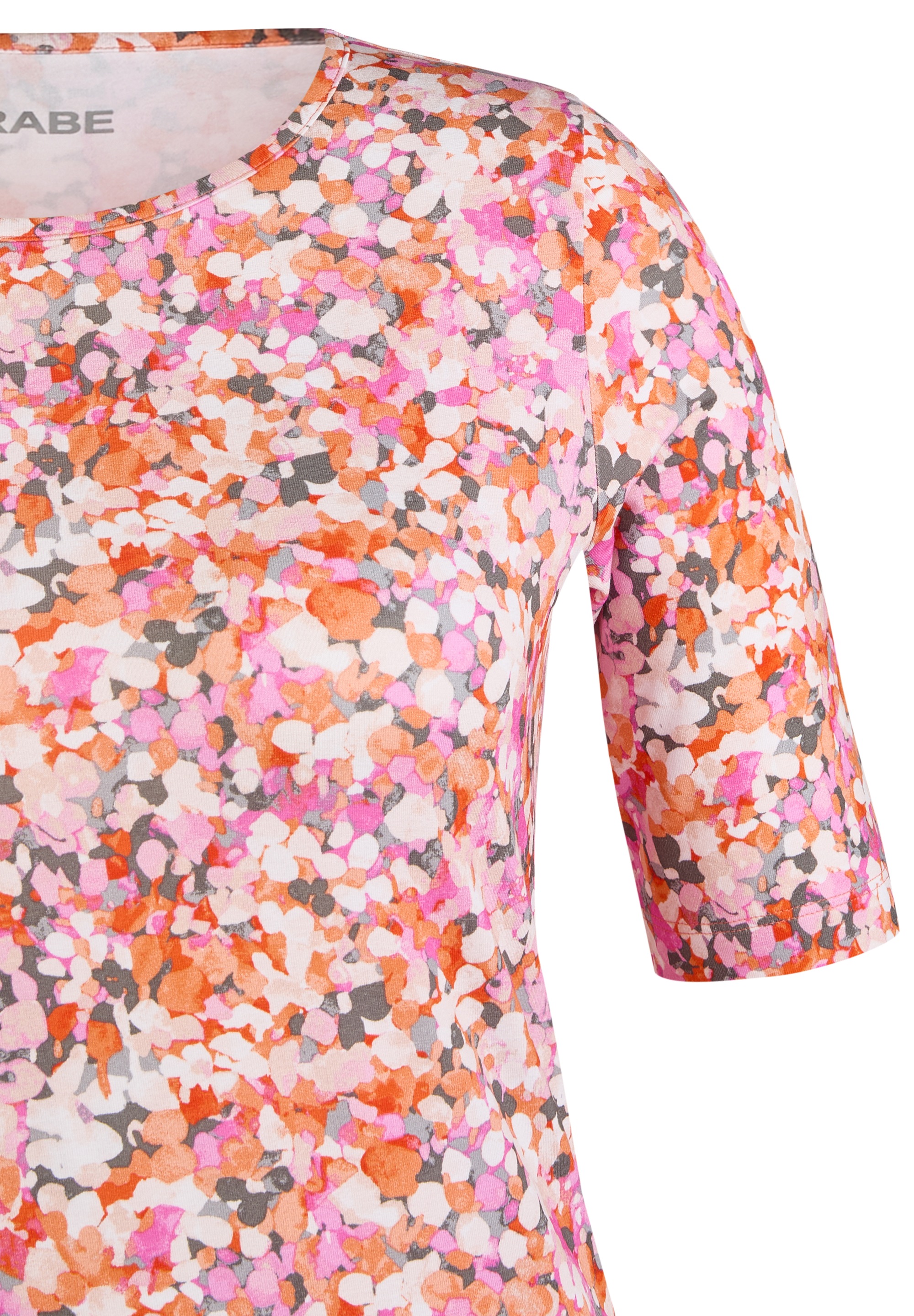 Rabe T-Shirt, mit All-Over Print