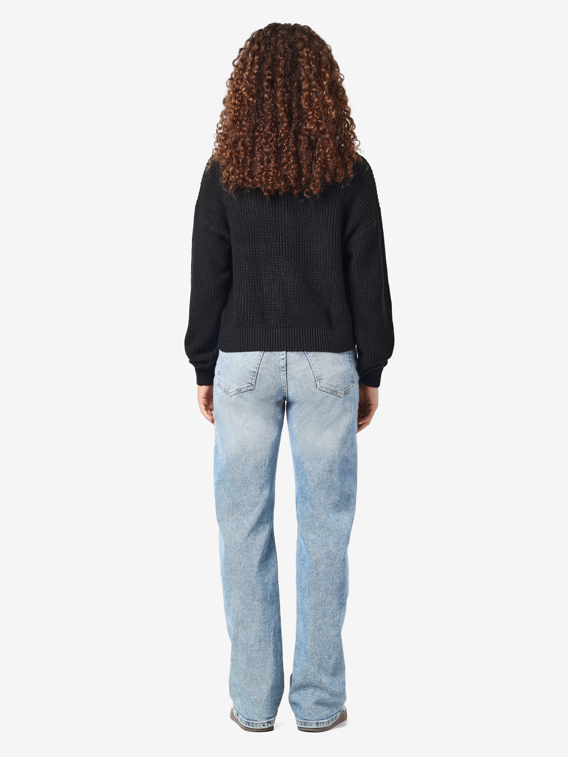 Noisy may Rundhalspullover »NMMAYSA L/S O-NECK KNIT NOOS«