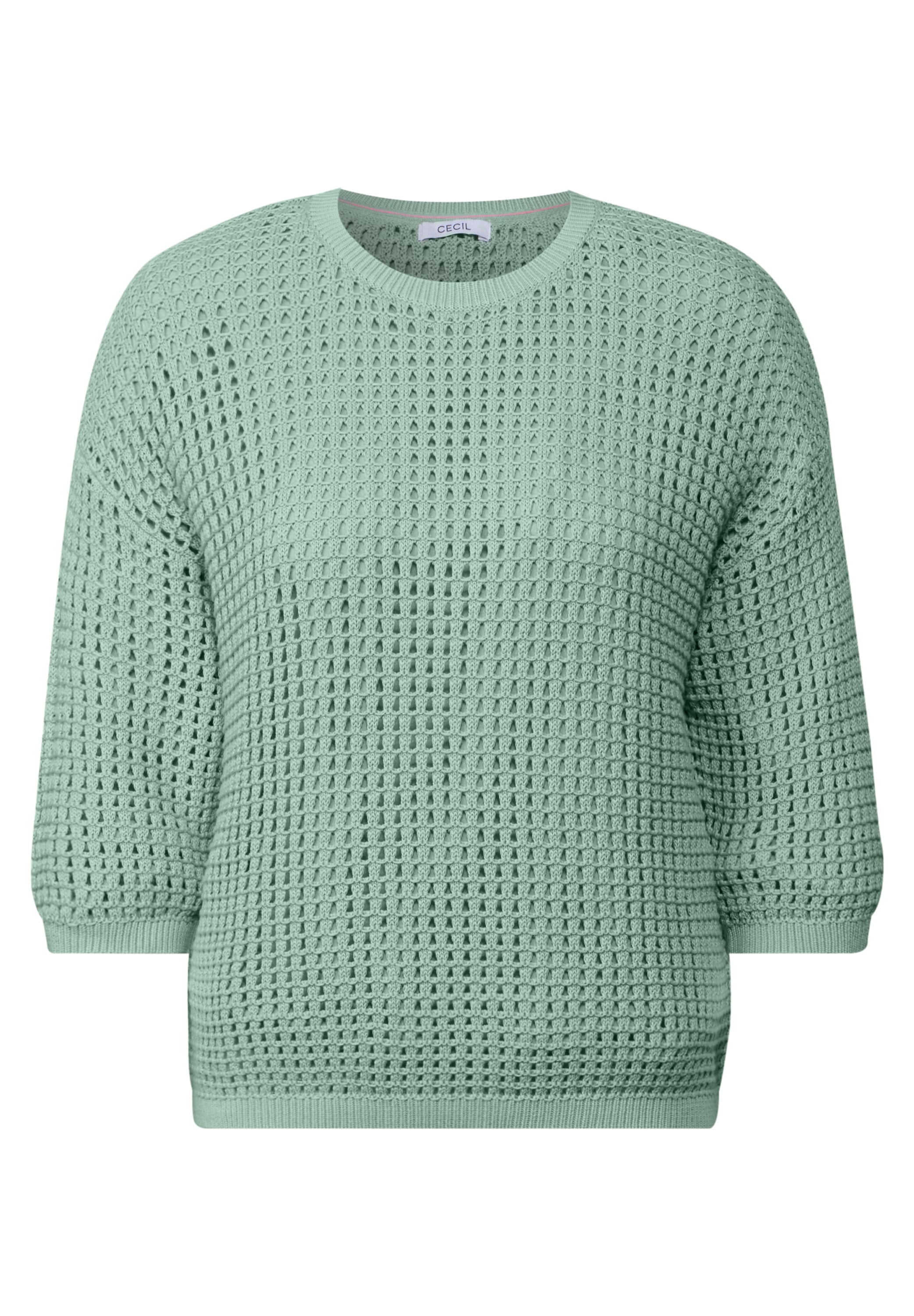 Cecil Strickpullover, in Häkel-Optik