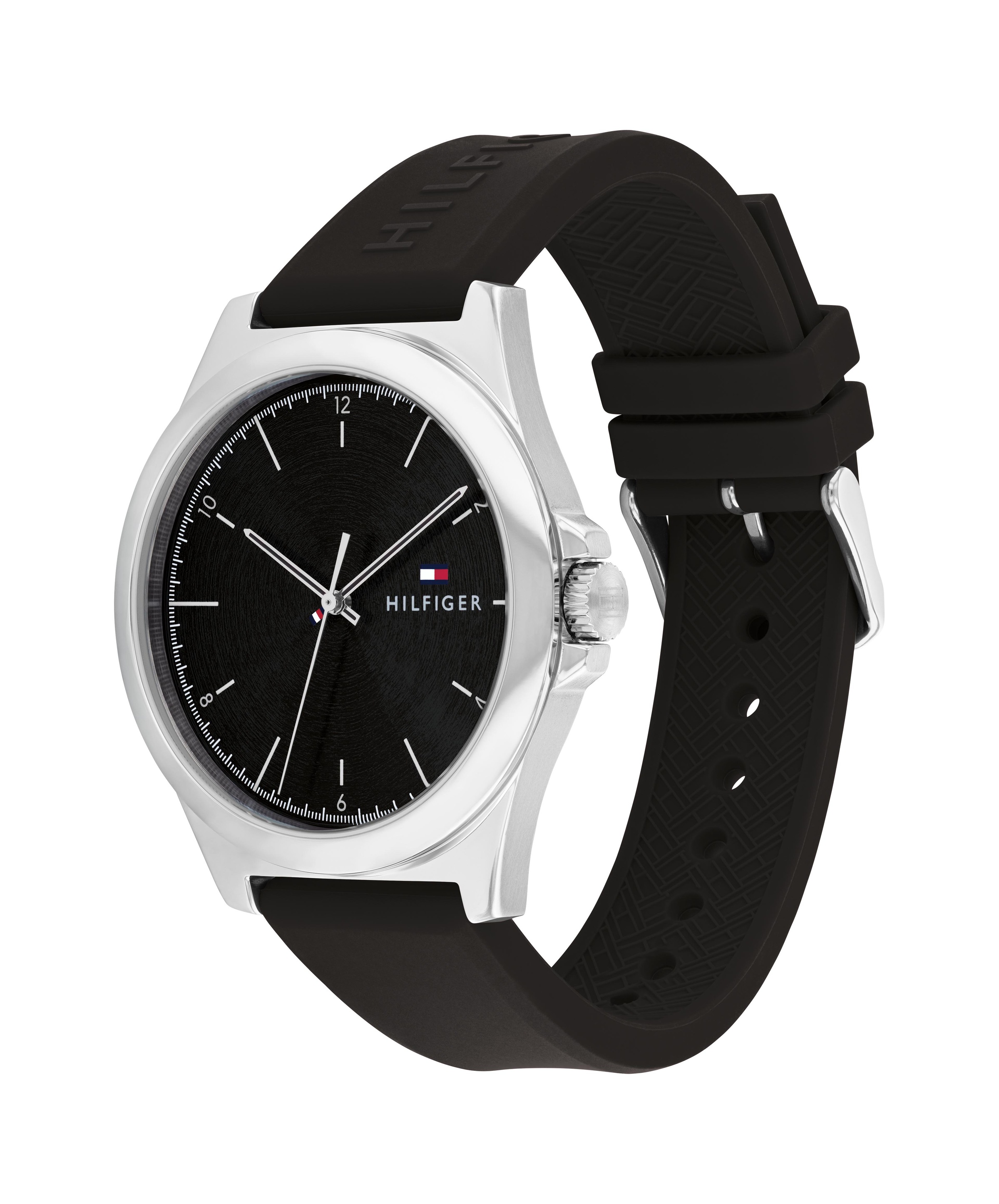 Tommy Hilfiger »NORRIS« Armbanduhr, Herrenuhr, Silikonarmband, analog