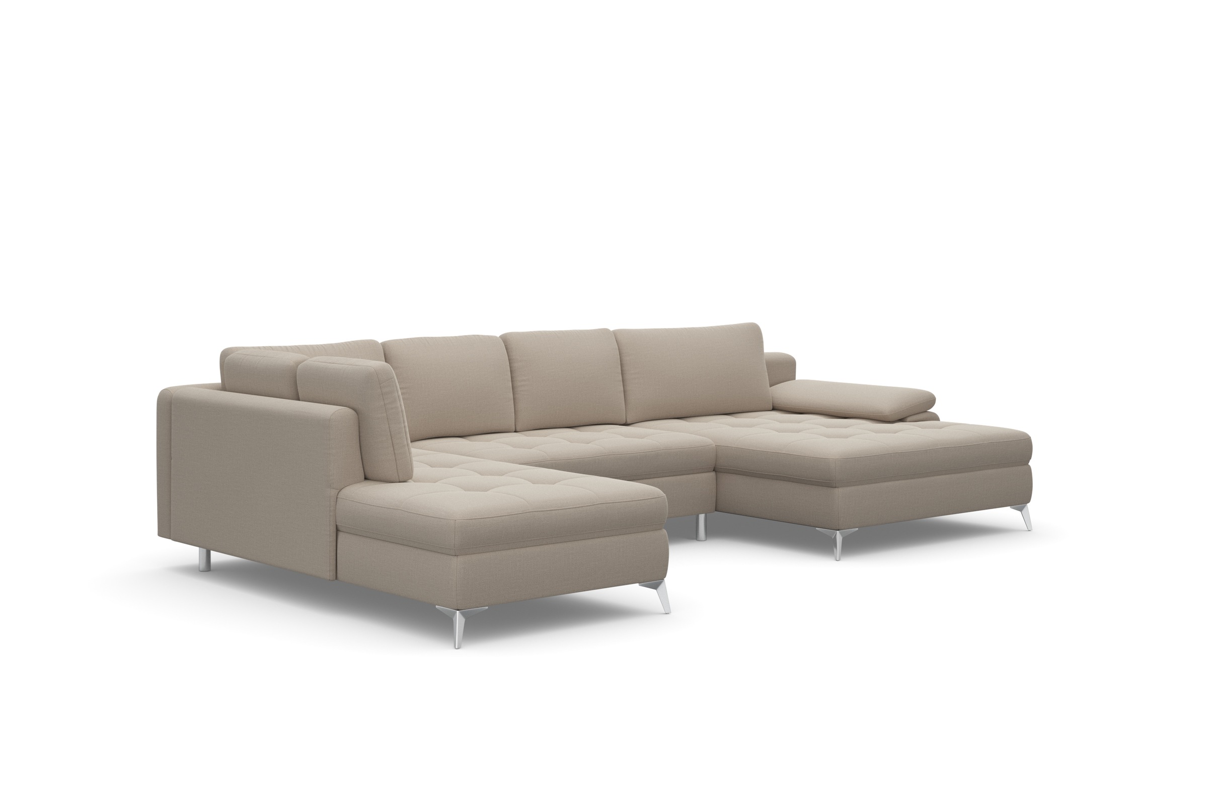 Thumbnail - sit&more Wohnlandschaft "Latigo U-Form", mit Mega-Recamiere, wahlweise mit Bettfunktion und Bettkasten