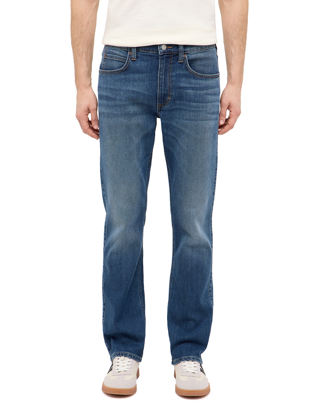 MUSTANG Straight-Jeans "Herren Style Tramper Straight Brushed"