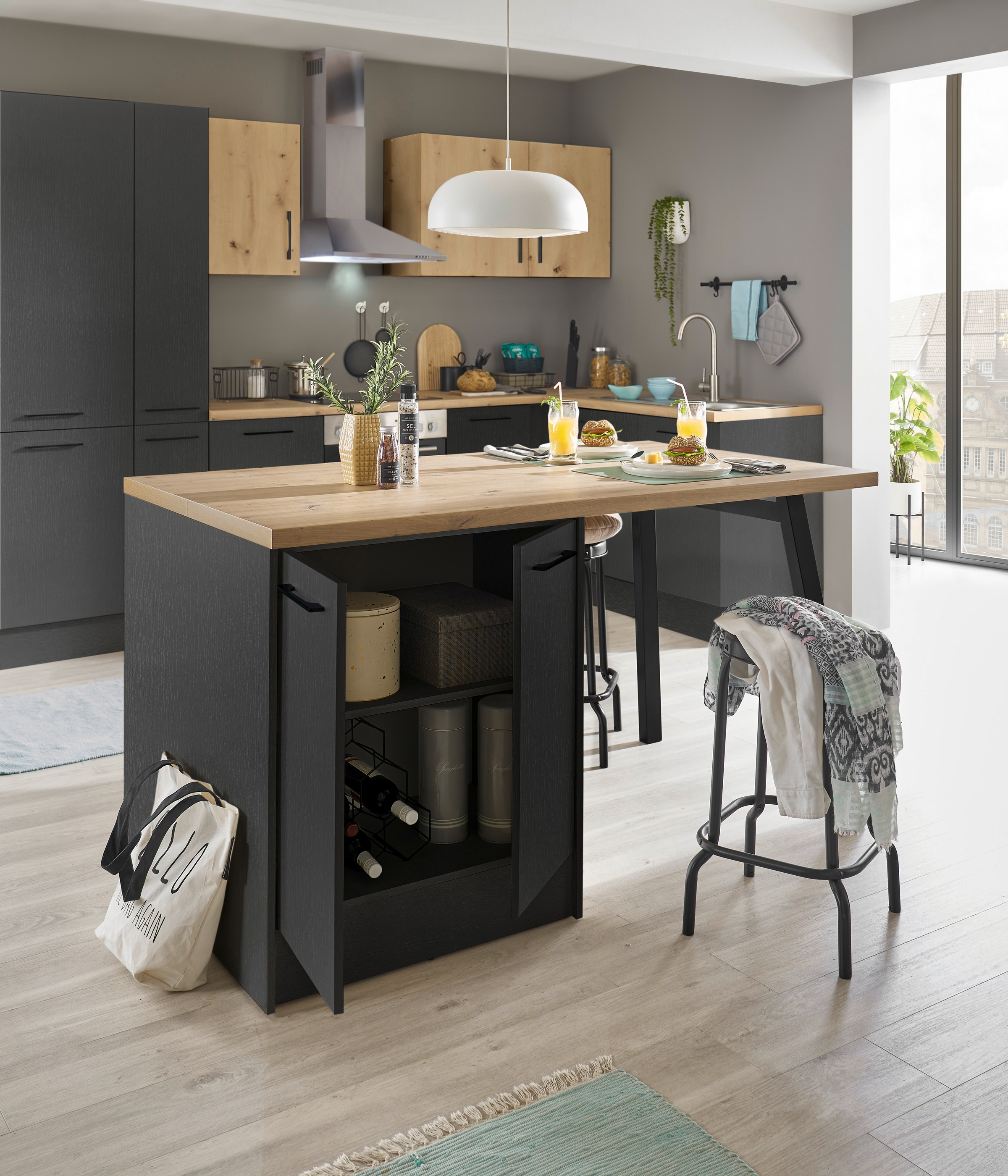 BASIC by Balculina Kücheninsel »Turin«, Breite 150cm