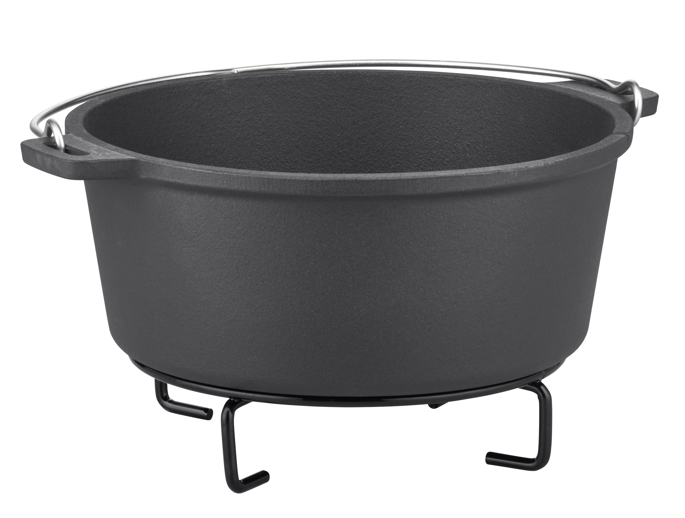 GSW Feuertopf »Black Iron BBQ« 1 tlg. tlg. Gusseisen