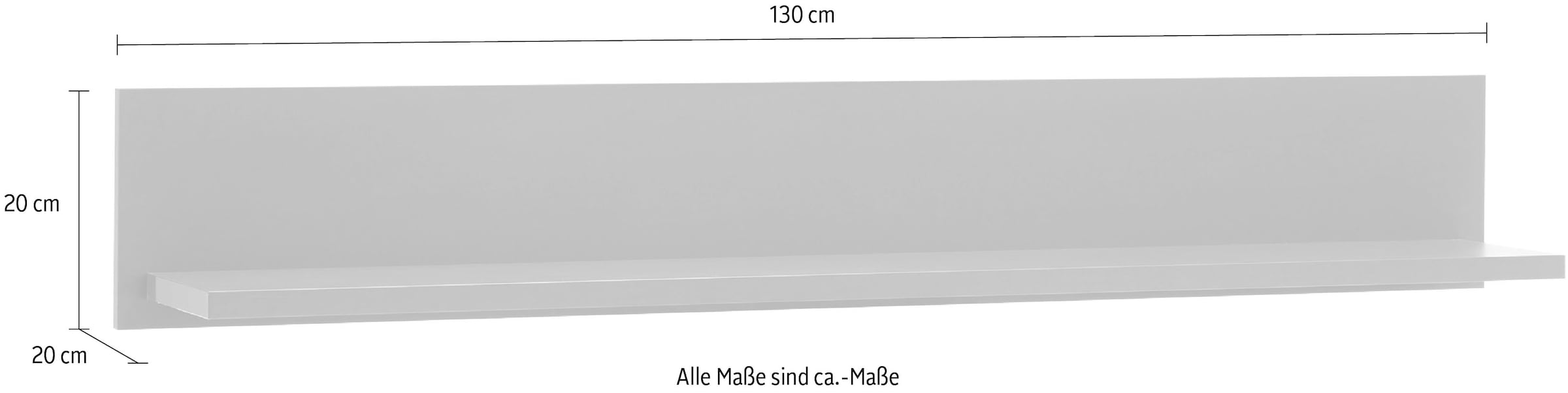 130 | BAUR Wandregal cm Home affaire Breite »Ascot«, bestellen