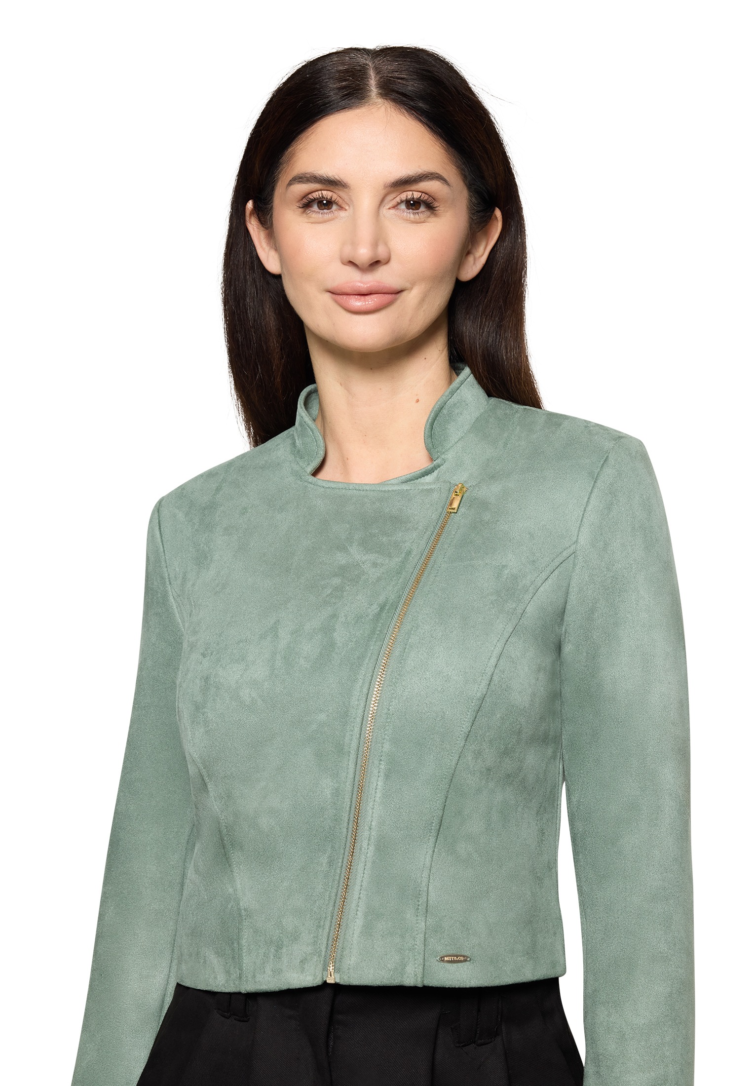 Betty&Co Jackenblazer »Damen mit Stehkragen« Material