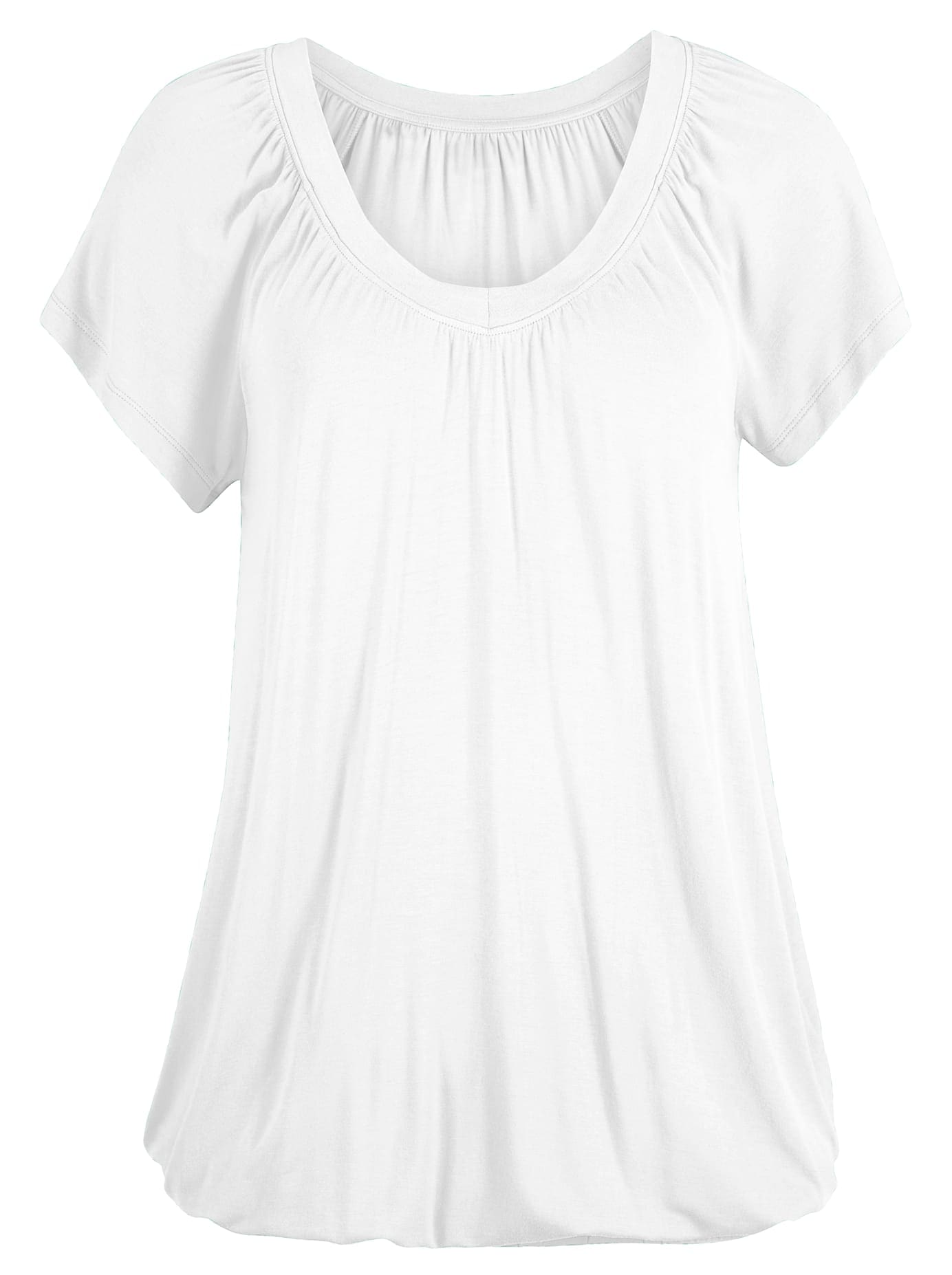 Kurzarmshirt "Viskose-Shirt" 1 tlg. günstig online kaufen