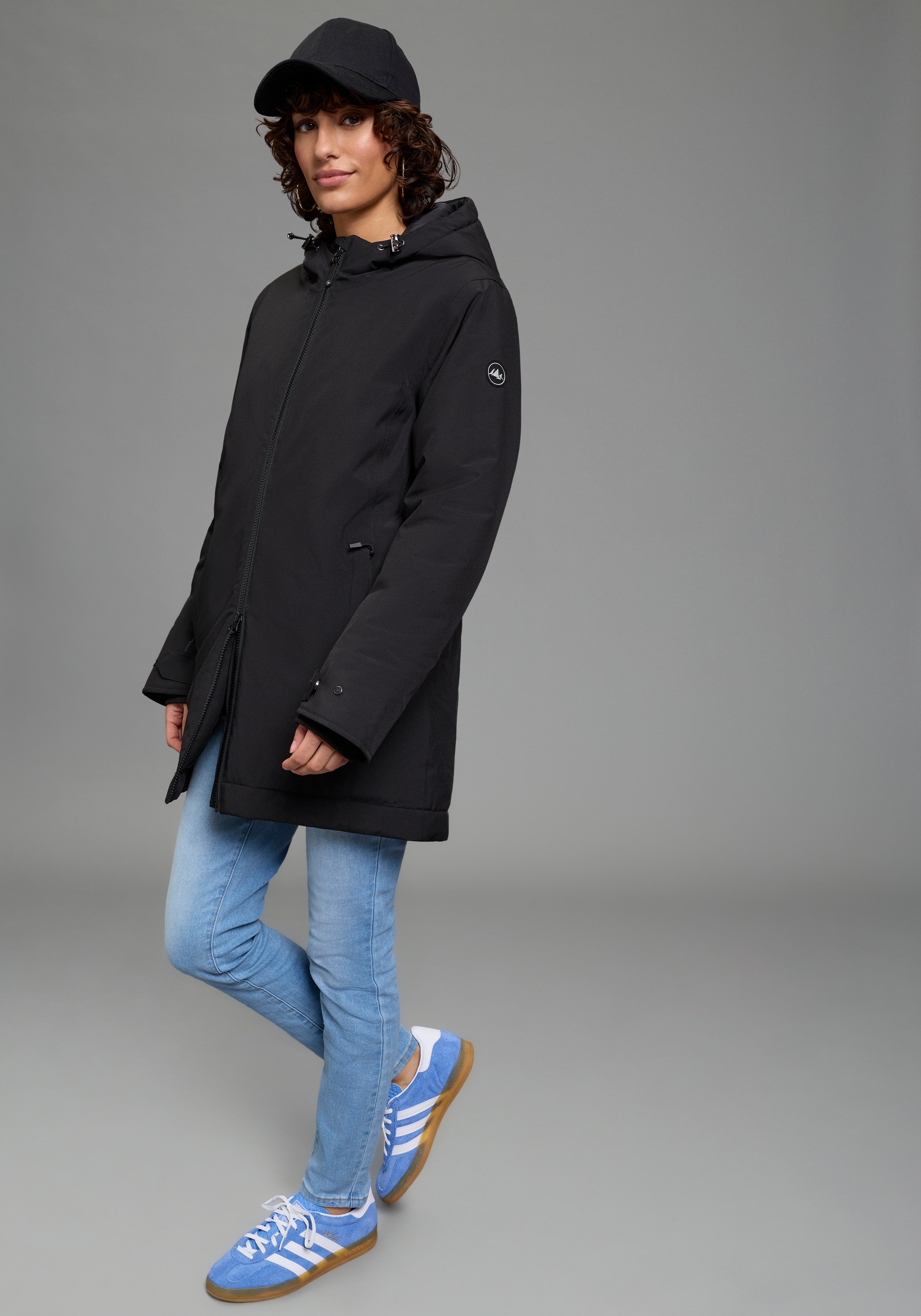 Thumbnail - Polarino Funktionsjacke mit Kapuze Wärmend, winddicht, wasserabweisend, Übergangsjacke