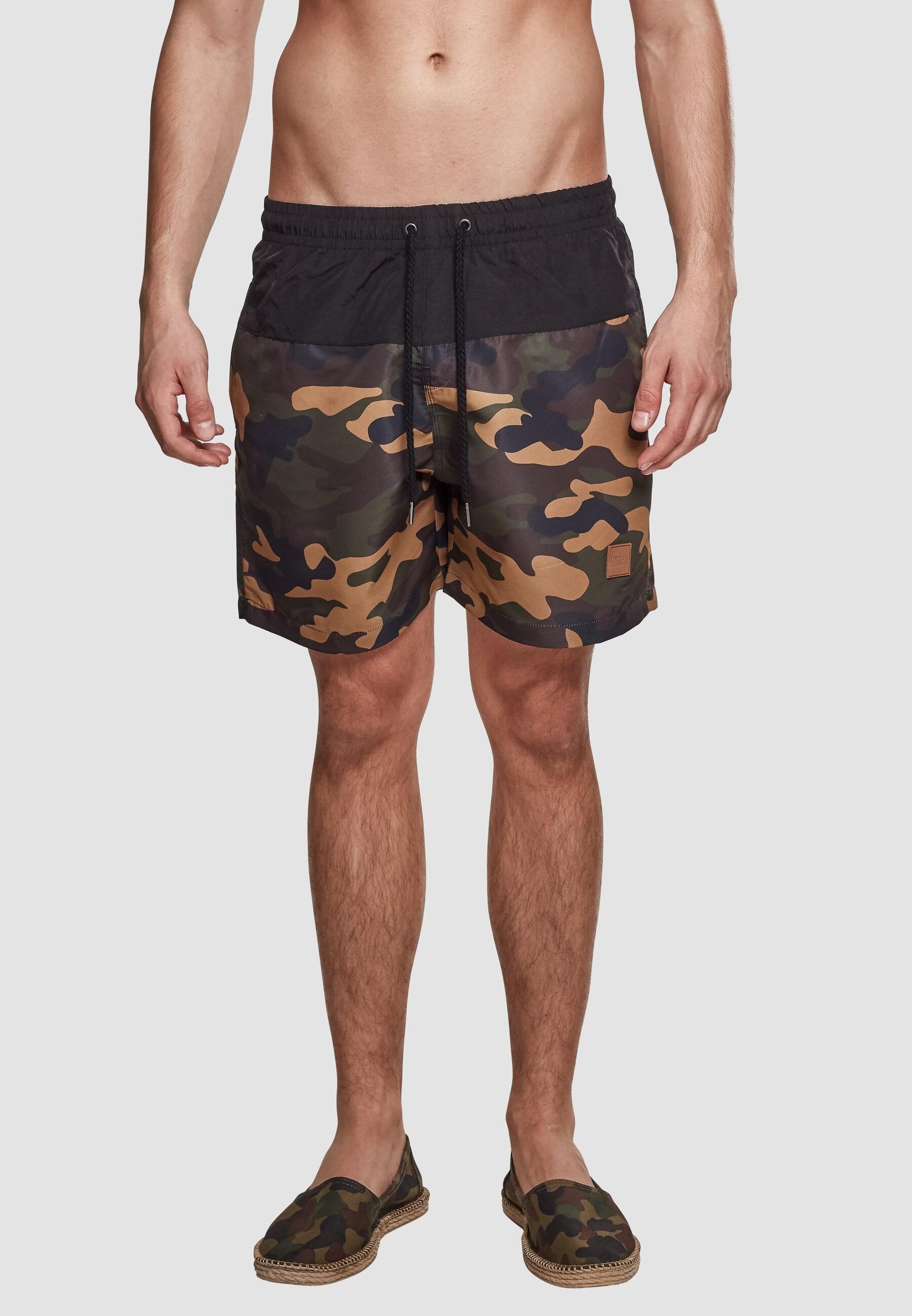 URBAN CLASSICS Badeshorts »Urban Classics Herren Block Swim Shorts«