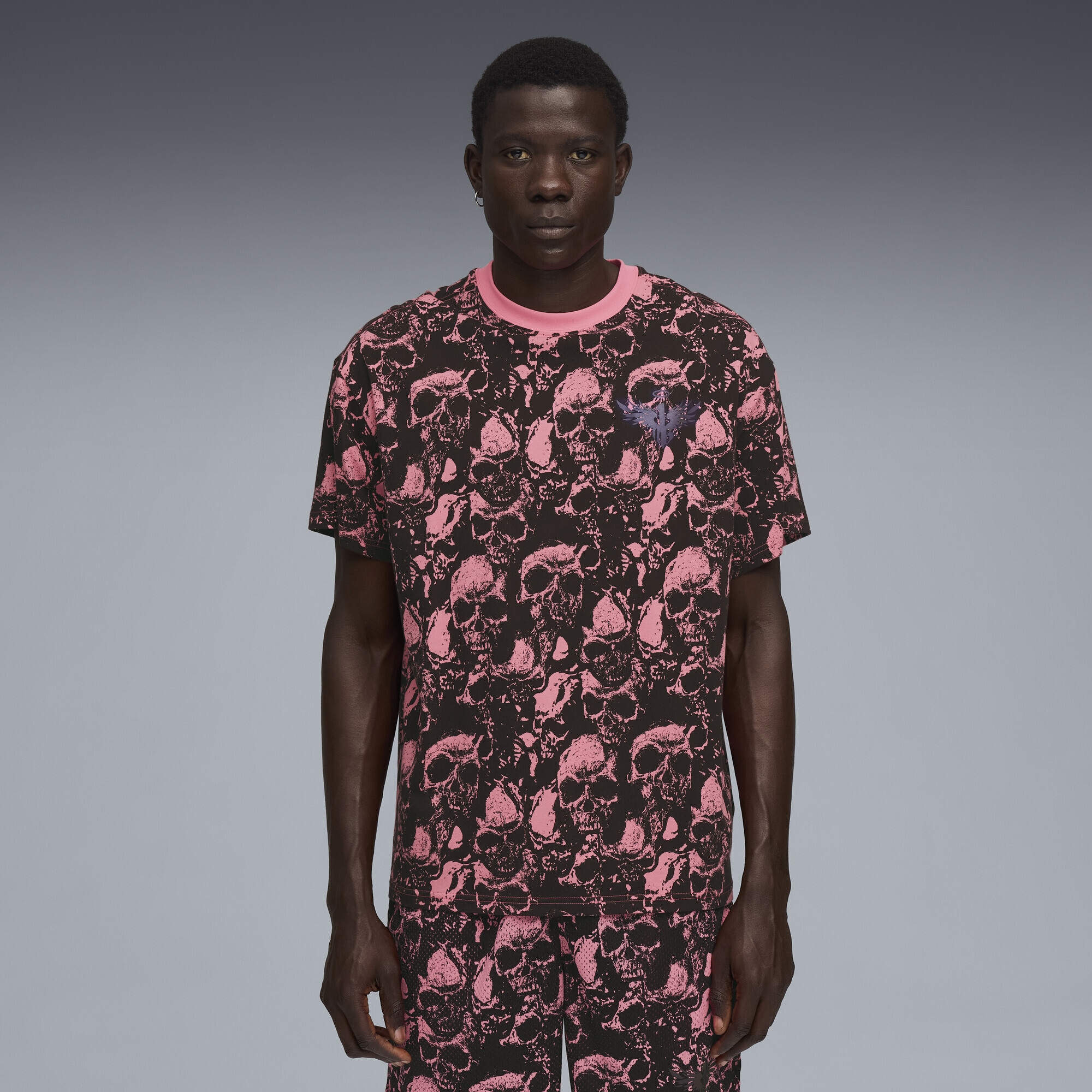 PUMA Trainingsshirt »World Tour-nament T-Shirt mit Allover-Print Herren«