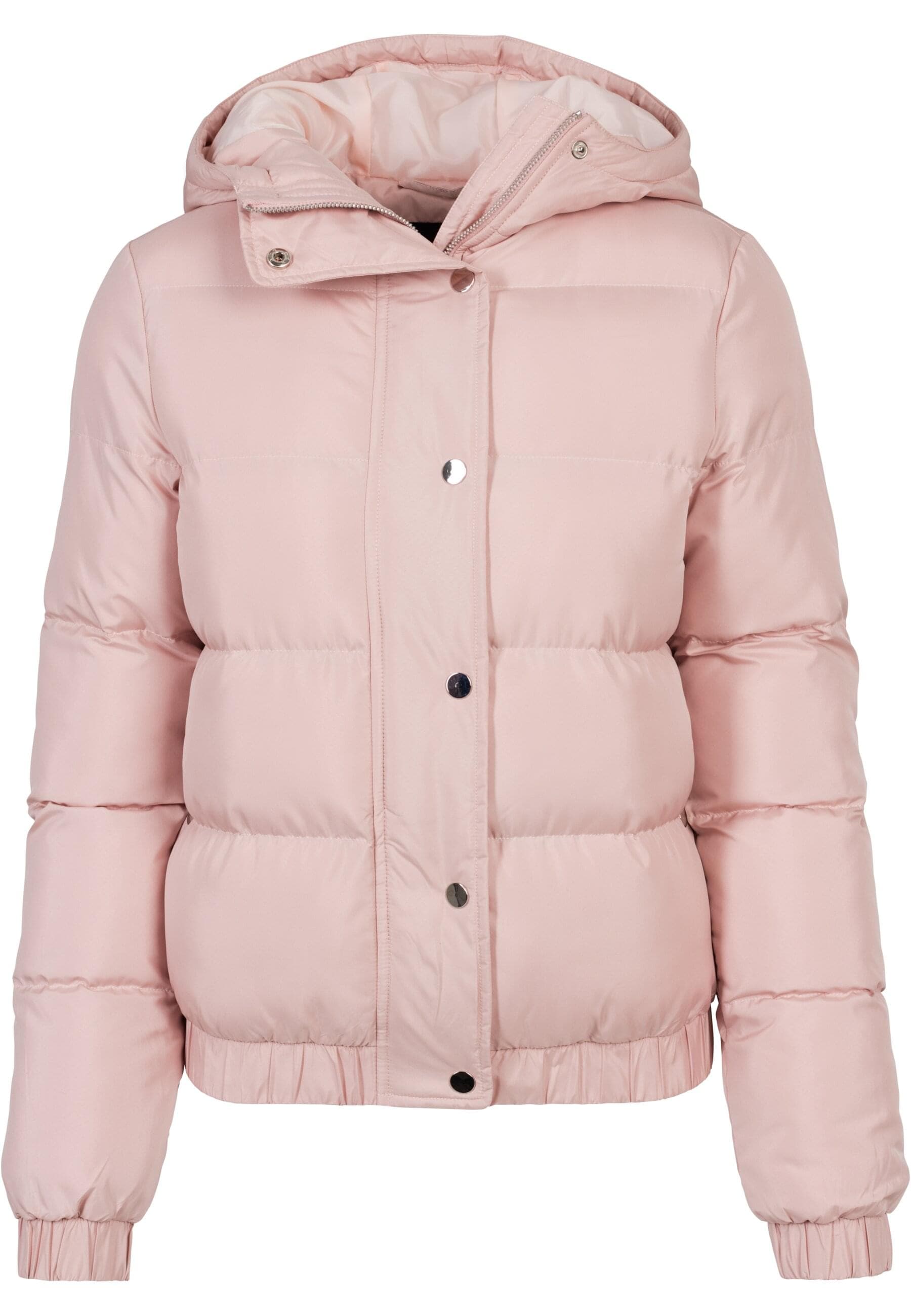 URBAN CLASSICS Winterjacke "Urban Classics Damen Ladies Hooded Puffer Jacket", (1 St.), mit Kapuze