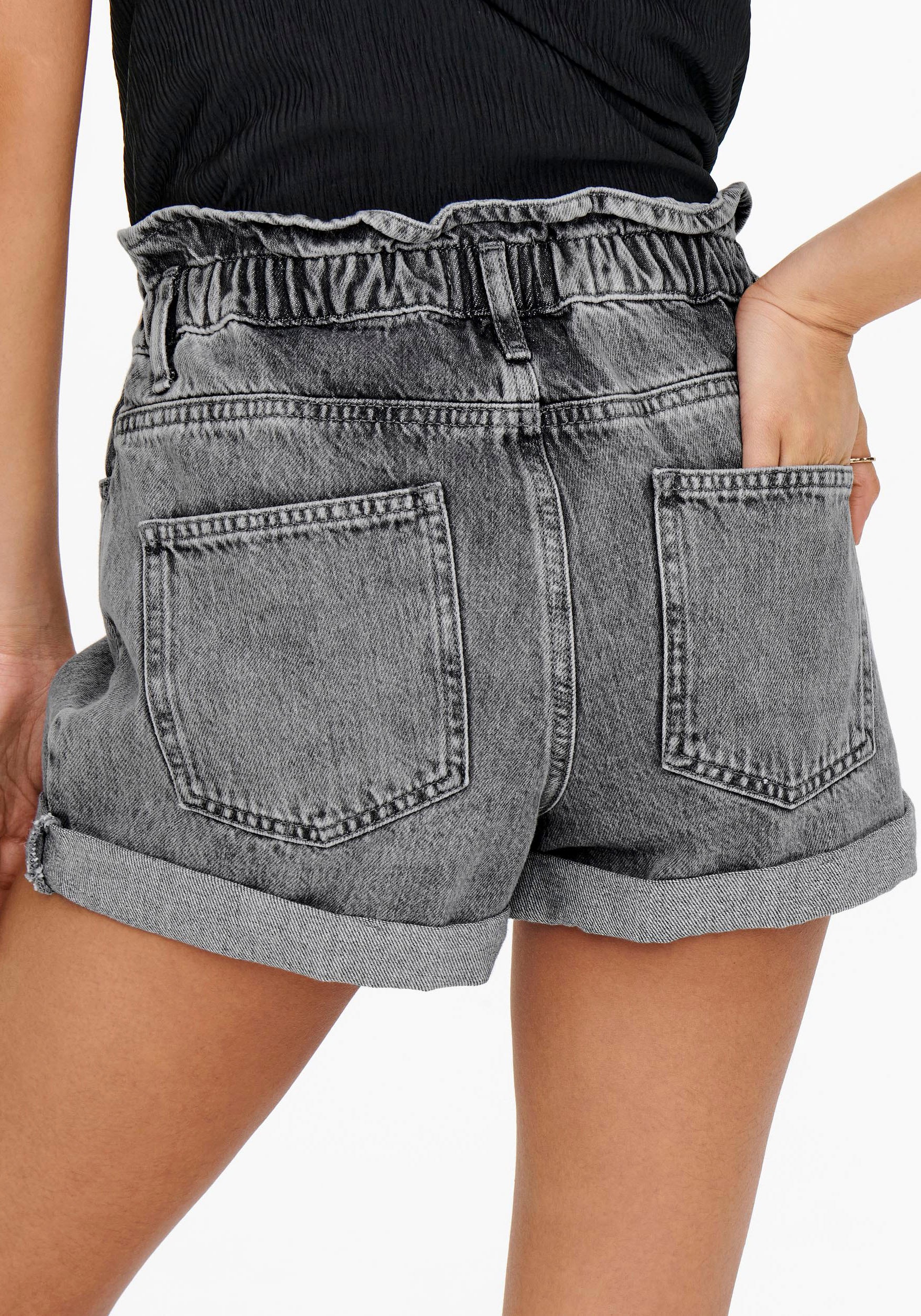 ONLY Jeansshorts »ONLCUBA LIFE PAPERBAG«