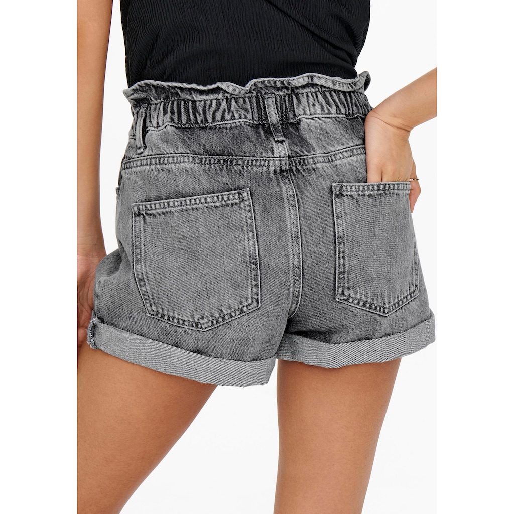 ONLY Jeansshorts »ONLCUBA LIFE PAPERBAG«