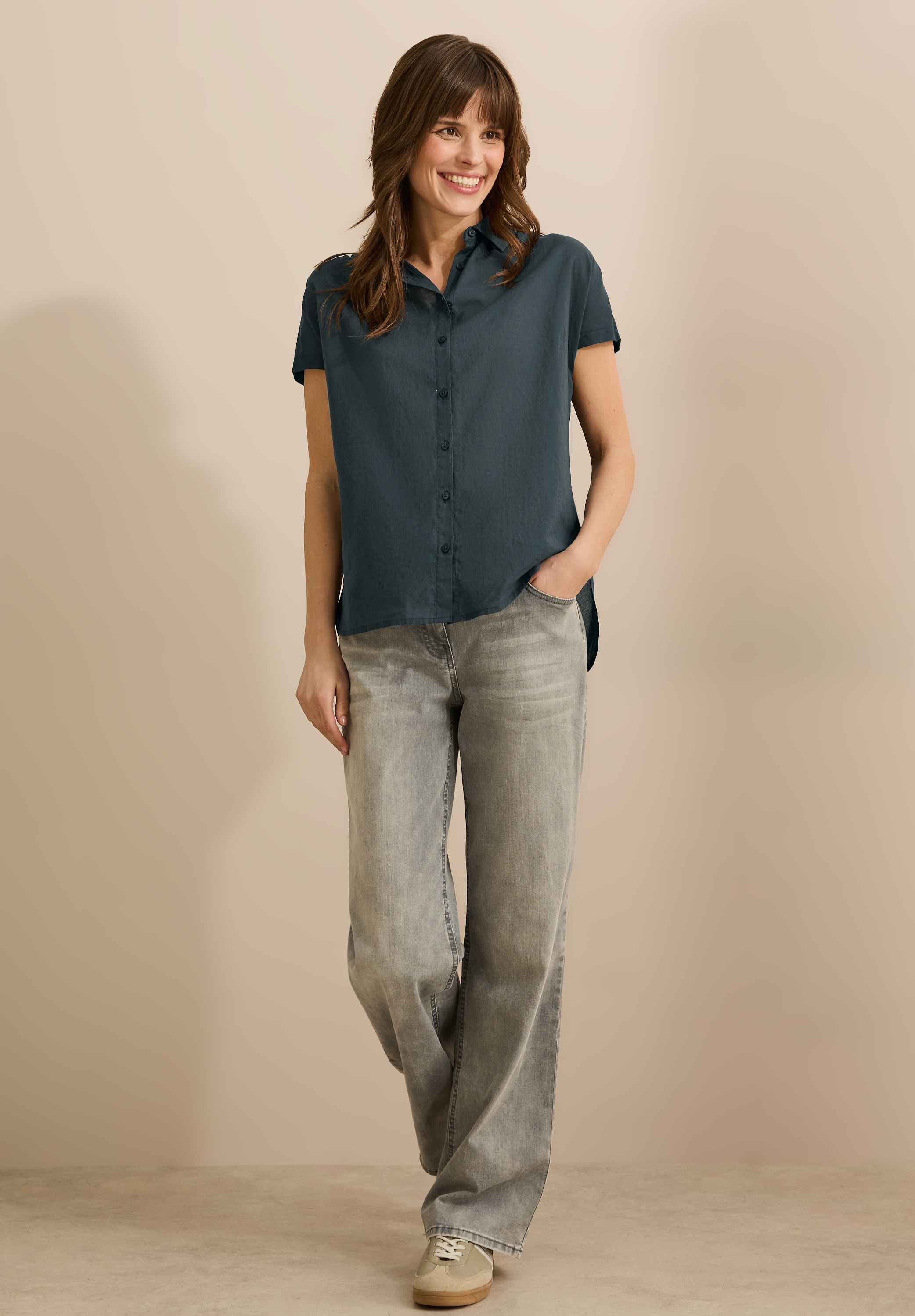 Cecil Hemdbluse, aus reiner Baumwolle