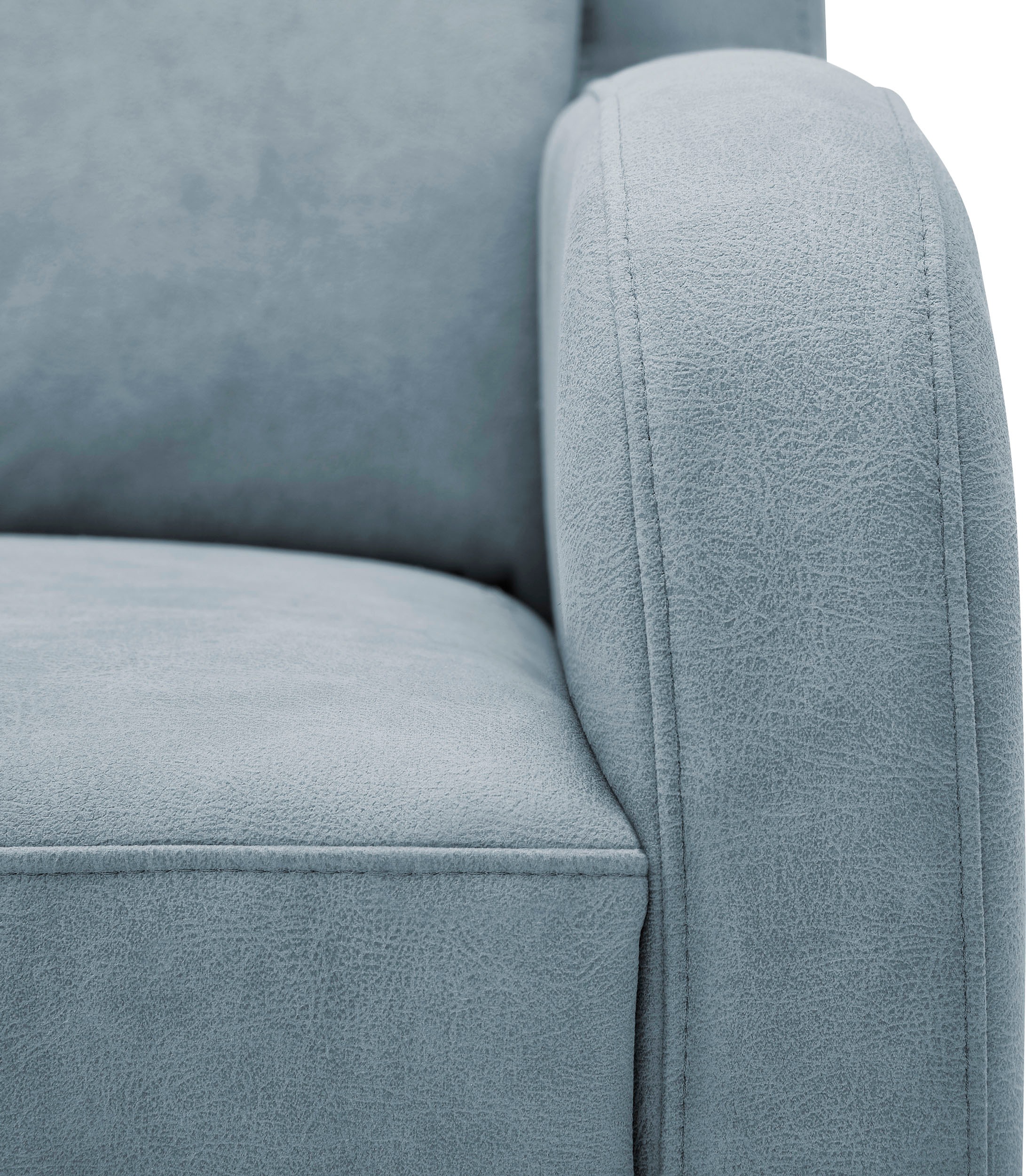 VILLA BECK Ecksofa »Varese L-Form«, (2 St.), Kopfteilverstellung, wahlweise mit Sitzvorzug, in Sitzhöhe 49 cm