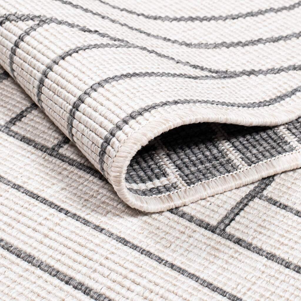Carpet City Outdoorteppich »DUO RUG 5842«, rechteckig, 5 mm Höhe, Wendeteppich Wetterfest In- & Outdoor, Balkon, Terrasse, Wohnzimmer